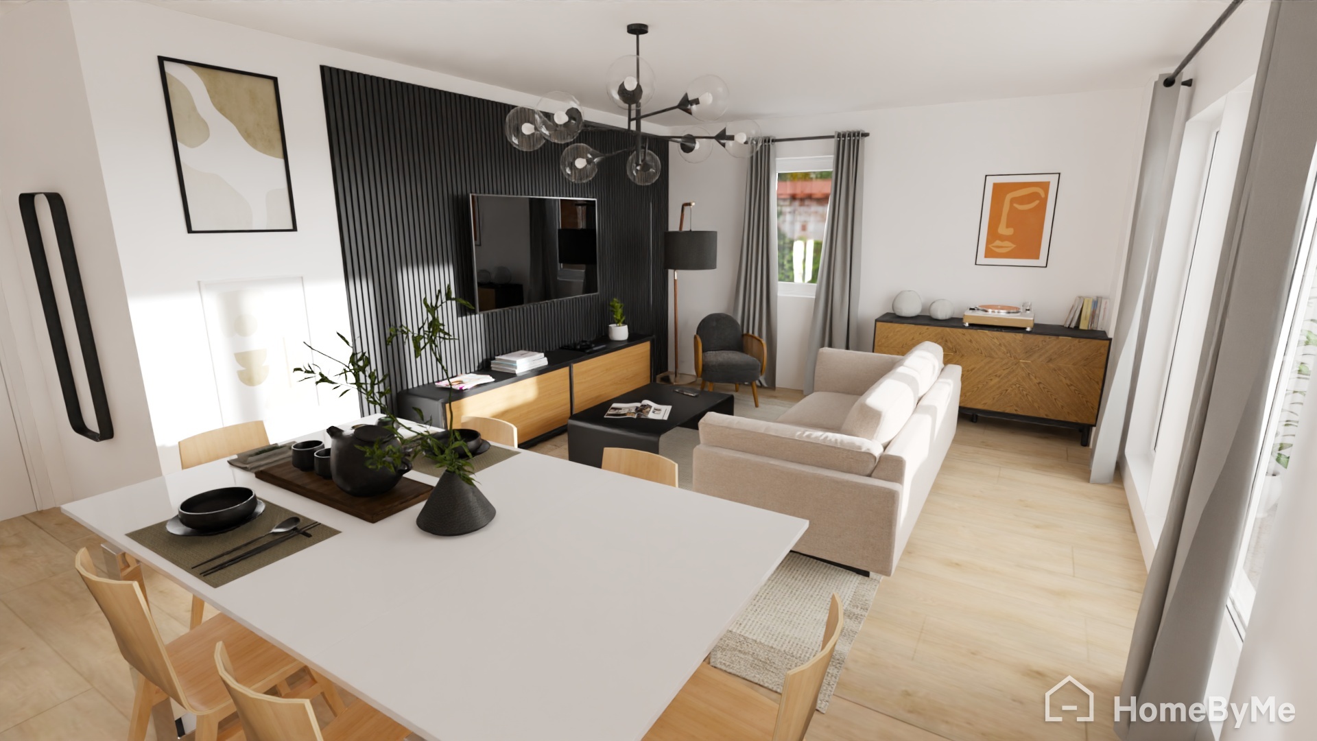 Figaro 3D immo - Full Homebyme - Ambiance moderne