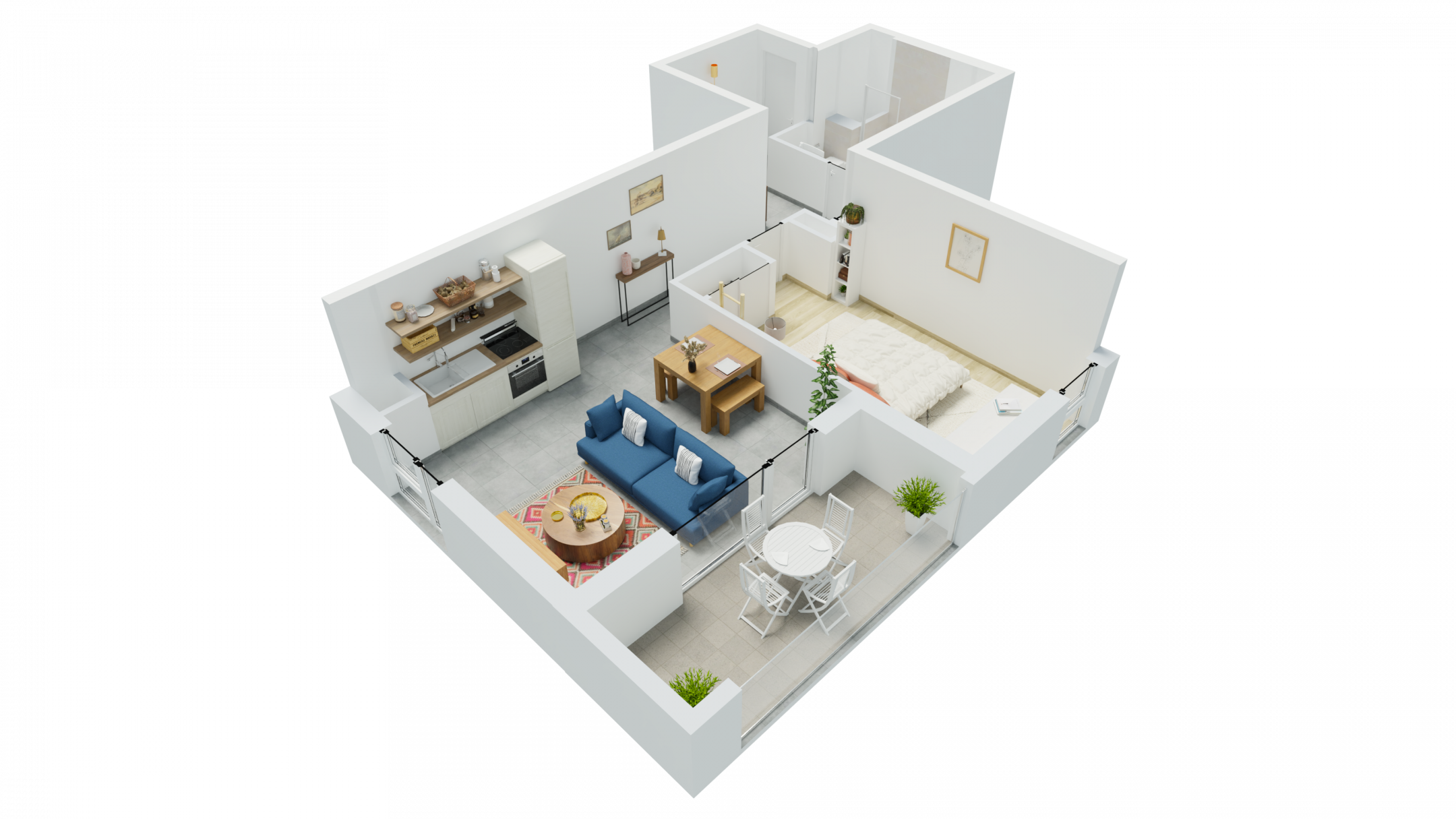 Clermont Ferrand - Pluri’elles - T2