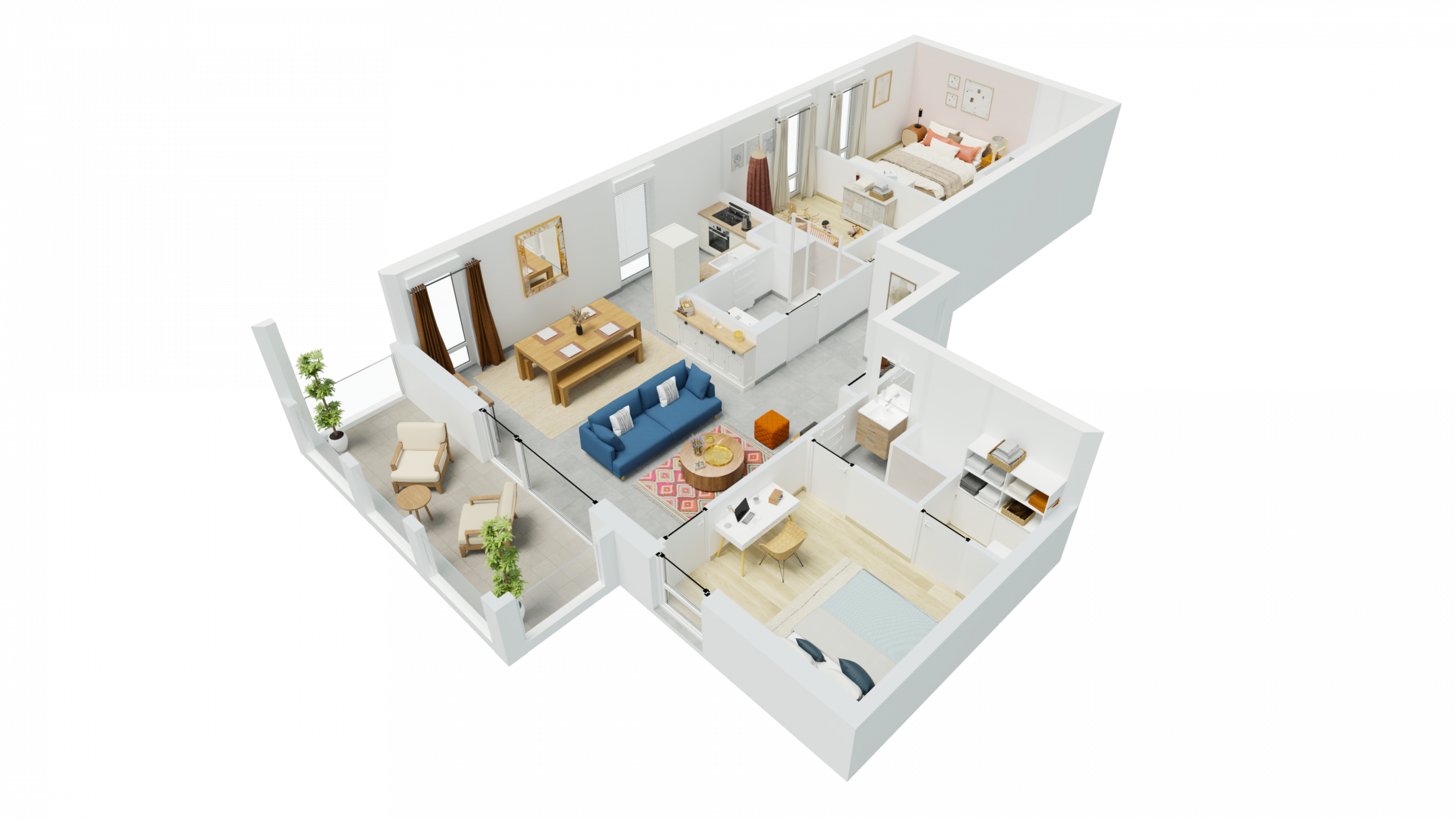 Clermont Ferrand - Pluri’elles - T4