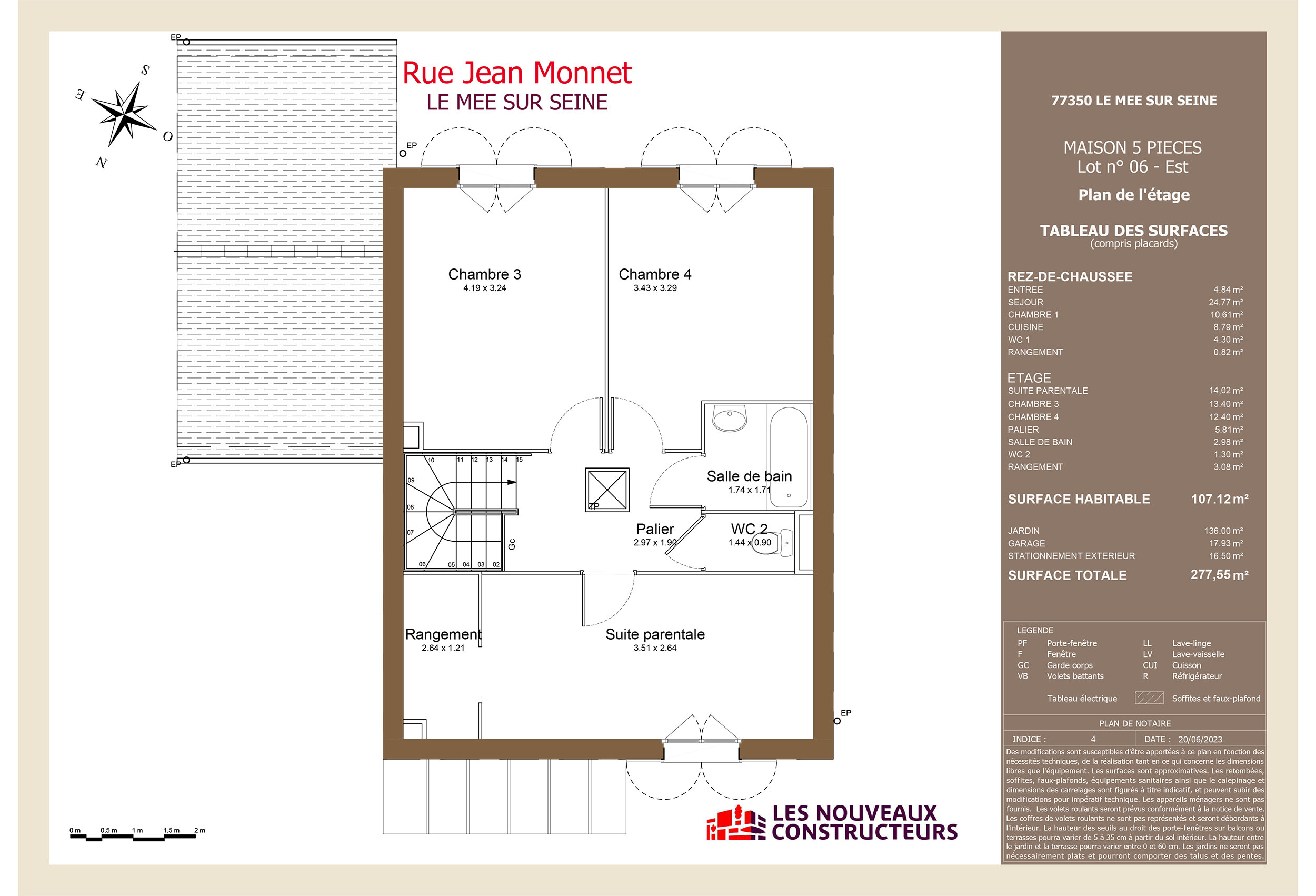 LE MEE SUR SEINE - Le clos du château - Lot 06