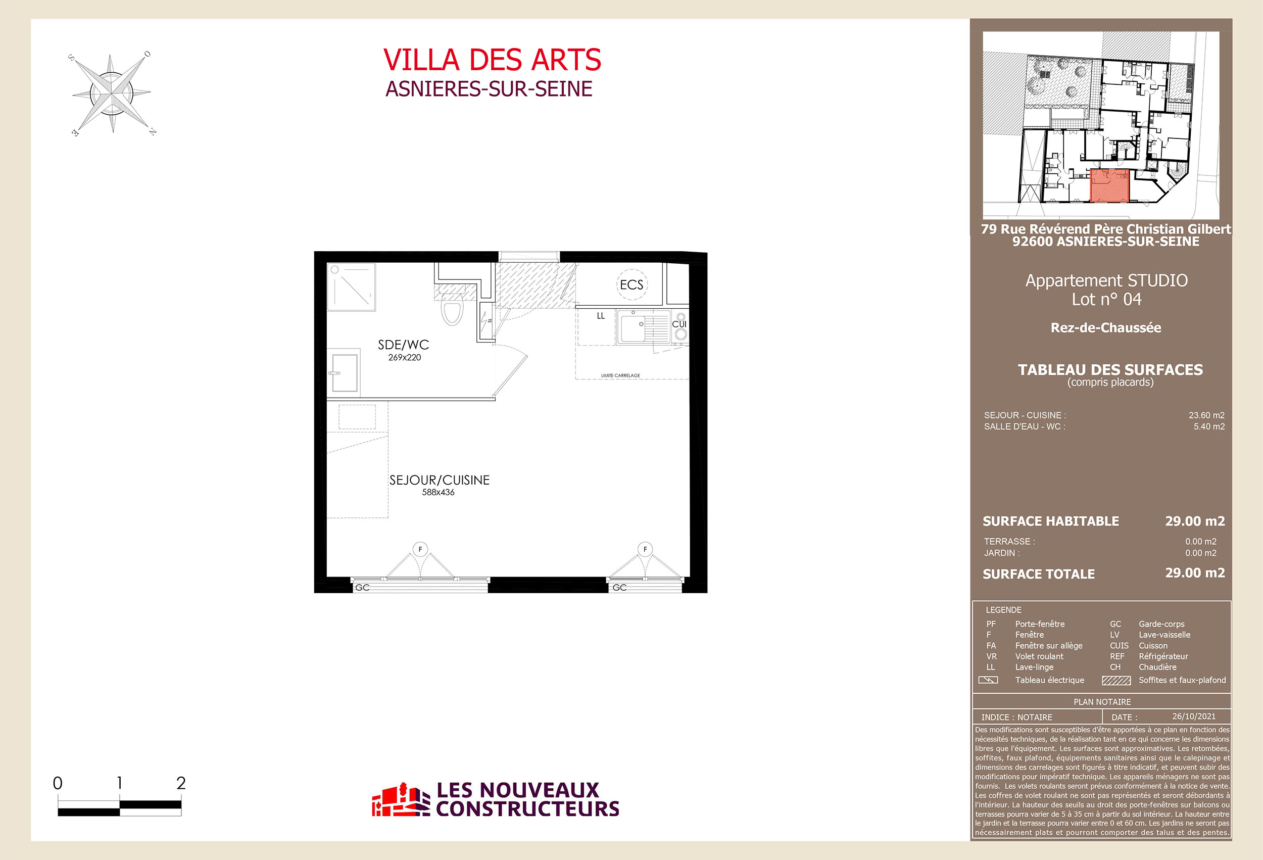 Asnieres - Villa Des Arts - Lot 04