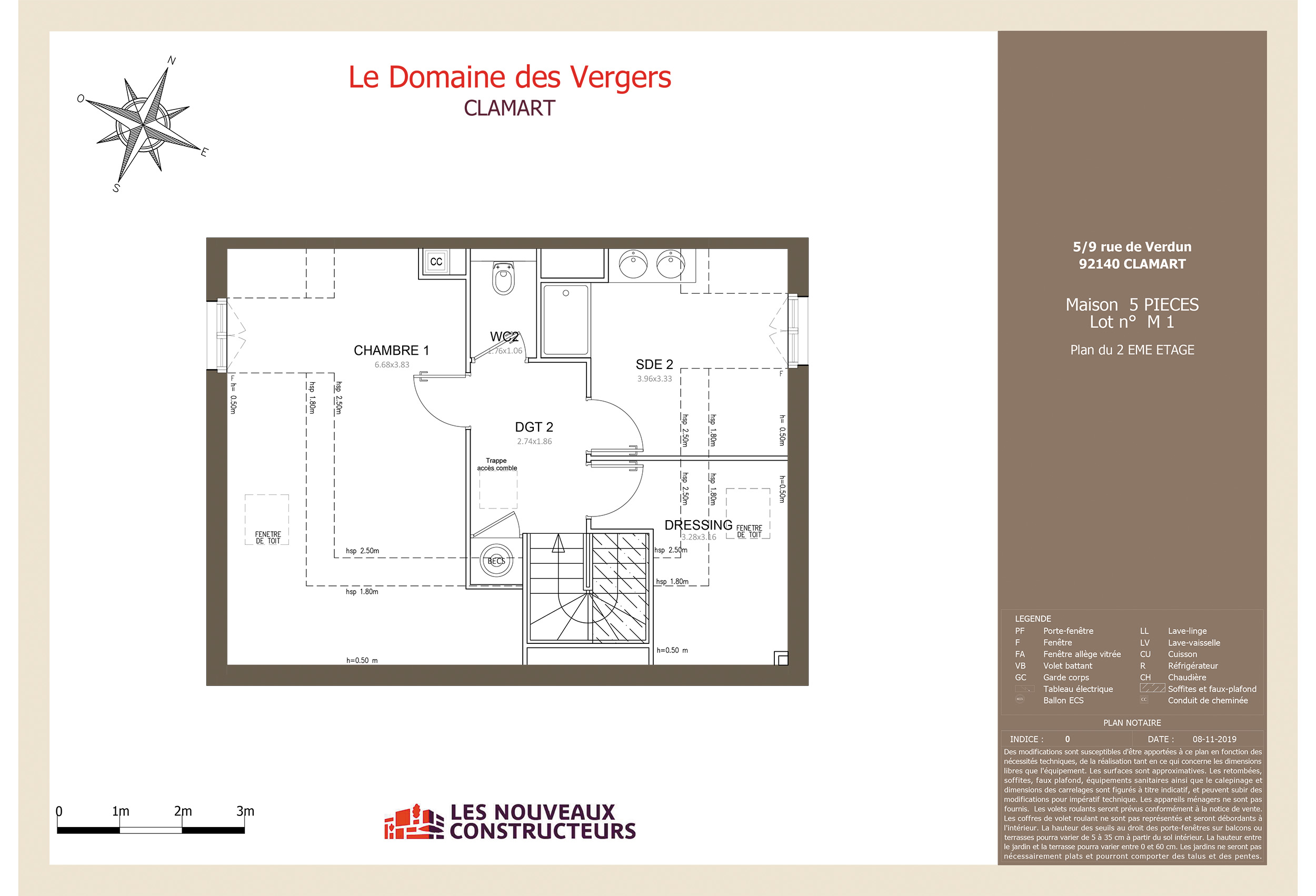 Clamart - Le Domaine des Vergers - M1 - 5 pieces