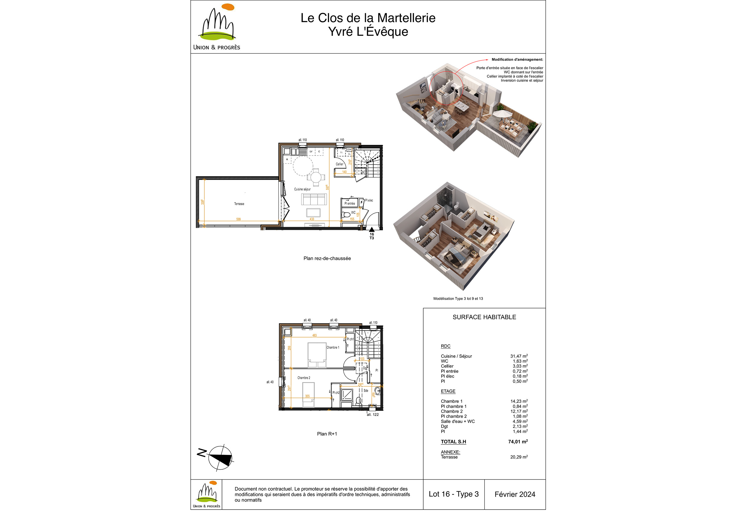 Yvré L'Evêque - Le Clos de la Martellerie - Lot 16