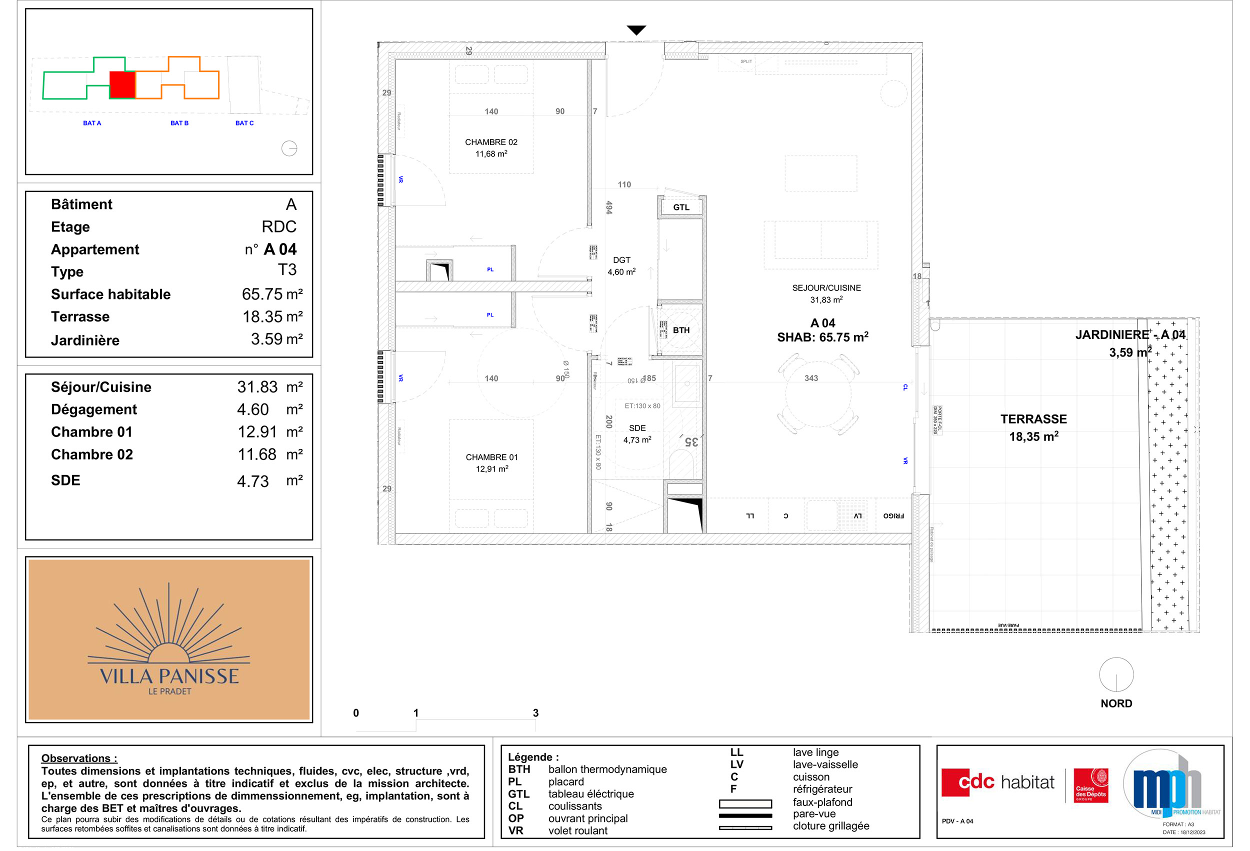 Villa Panisse - Logement A04