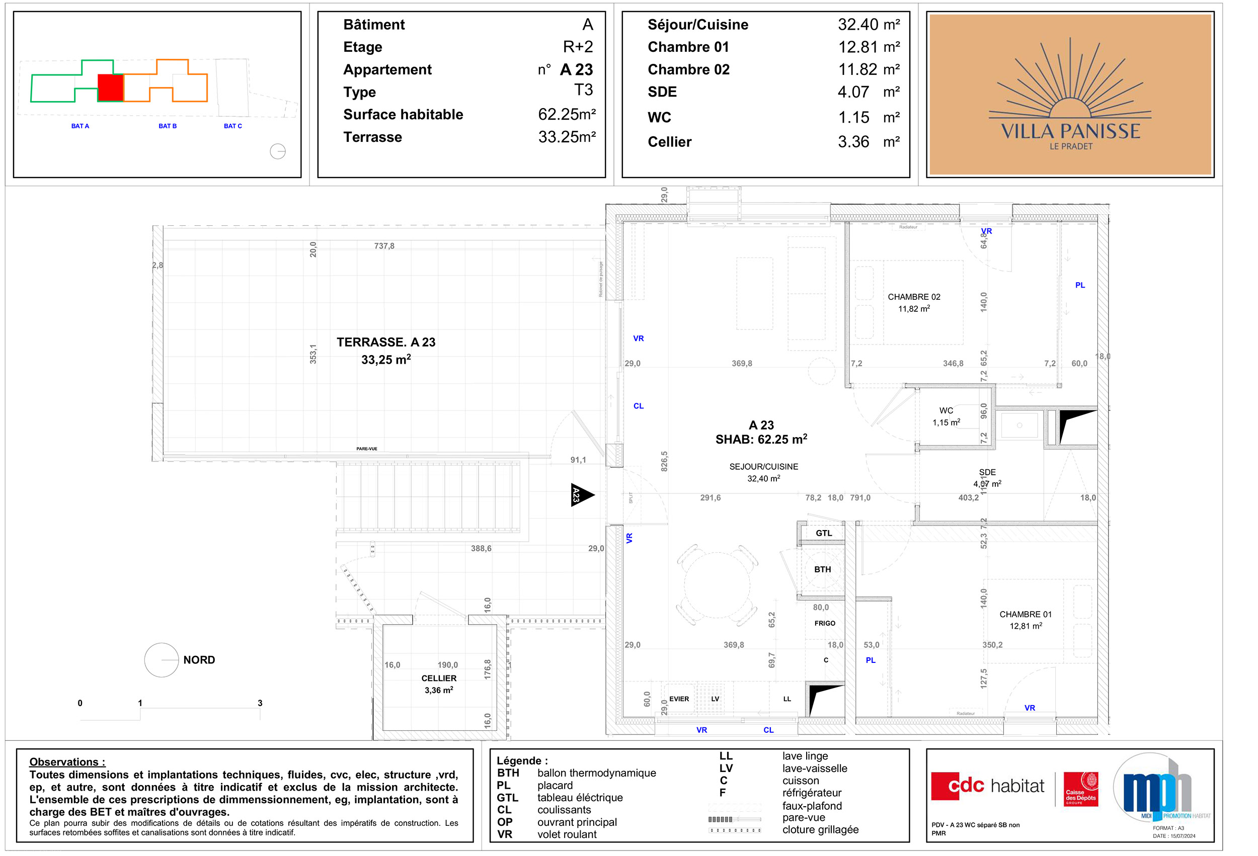 Villa Panisse - Logement A23