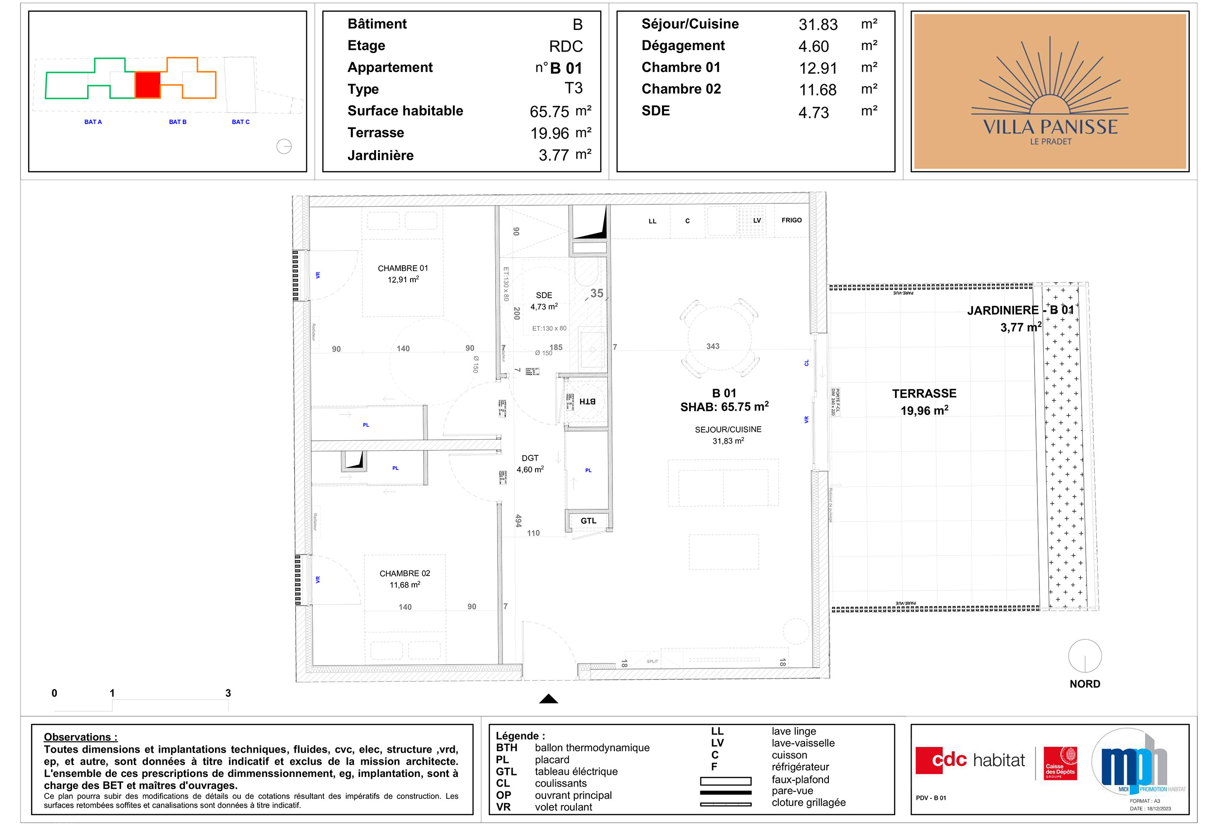 Villa Panisse - Logement B01