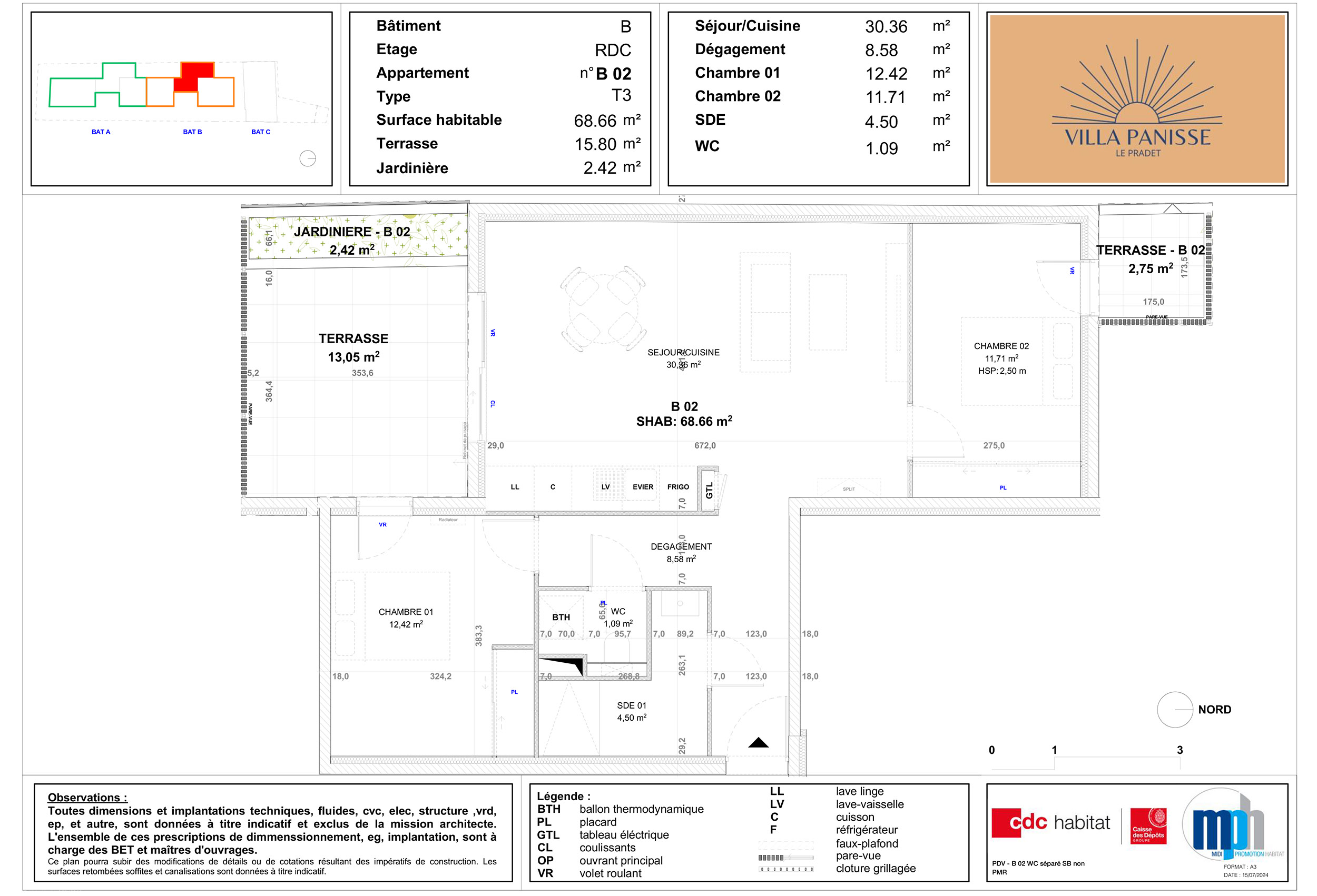 Villa Panisse - Logement B02