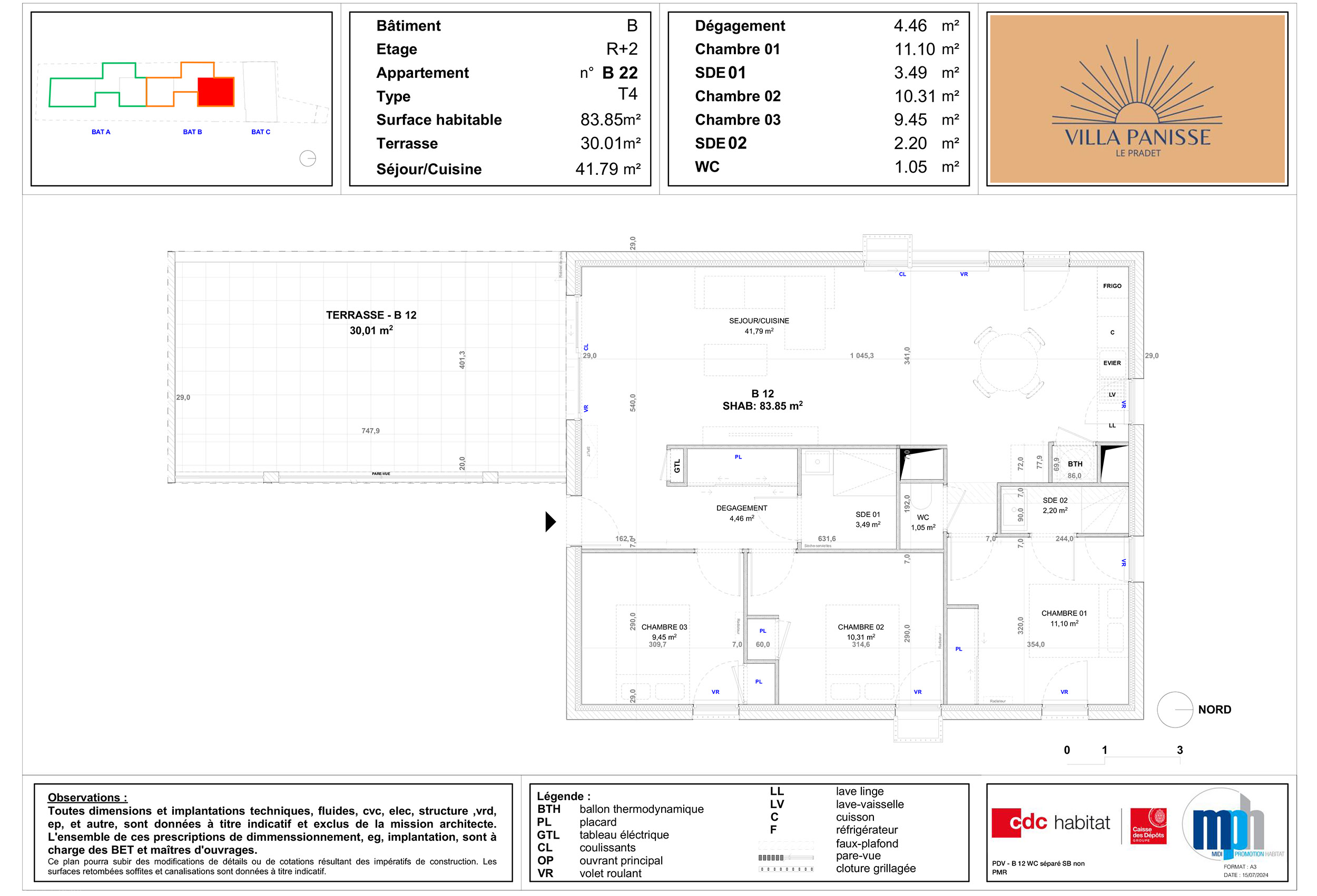 Villa Panisse - Logement B12