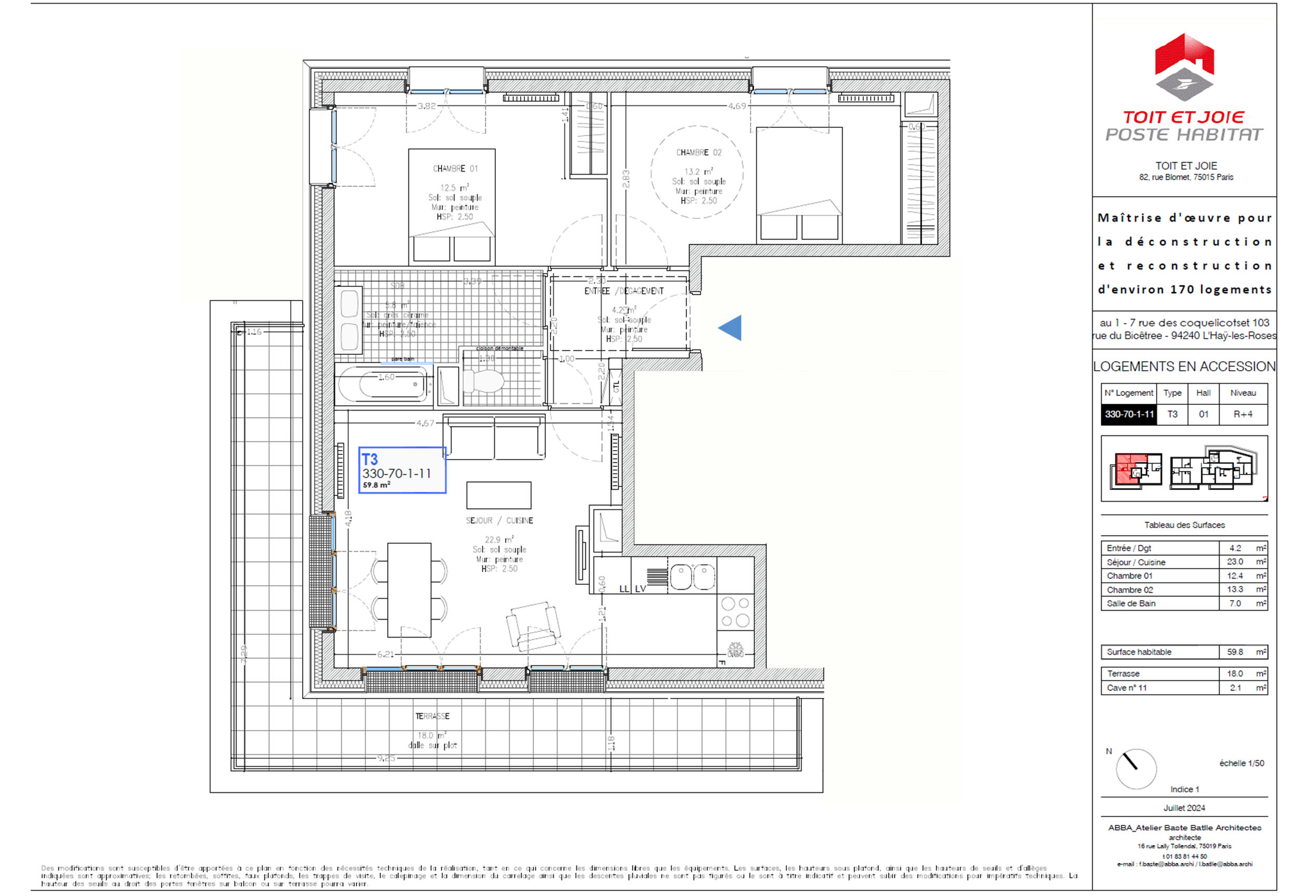 L'Hay-les-Roses - Résidence Le Coquelicot - Lot 11