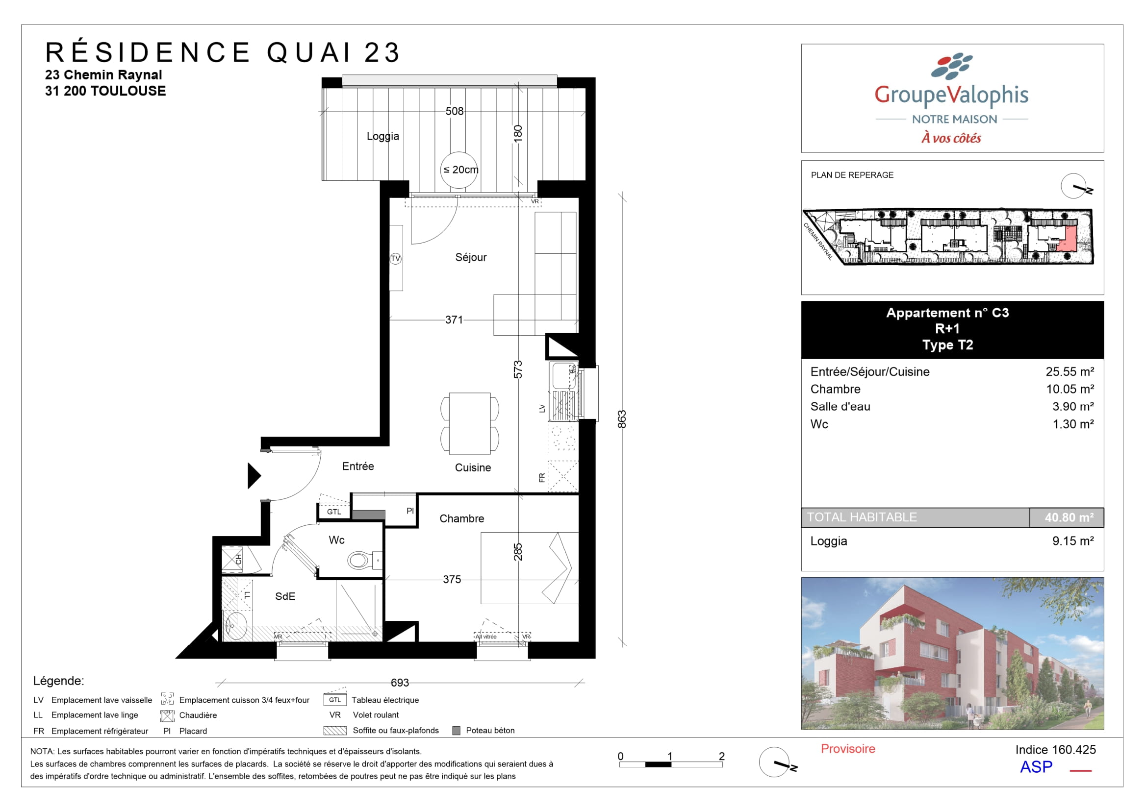 Toulouse - QUAI 23 - Lot c3