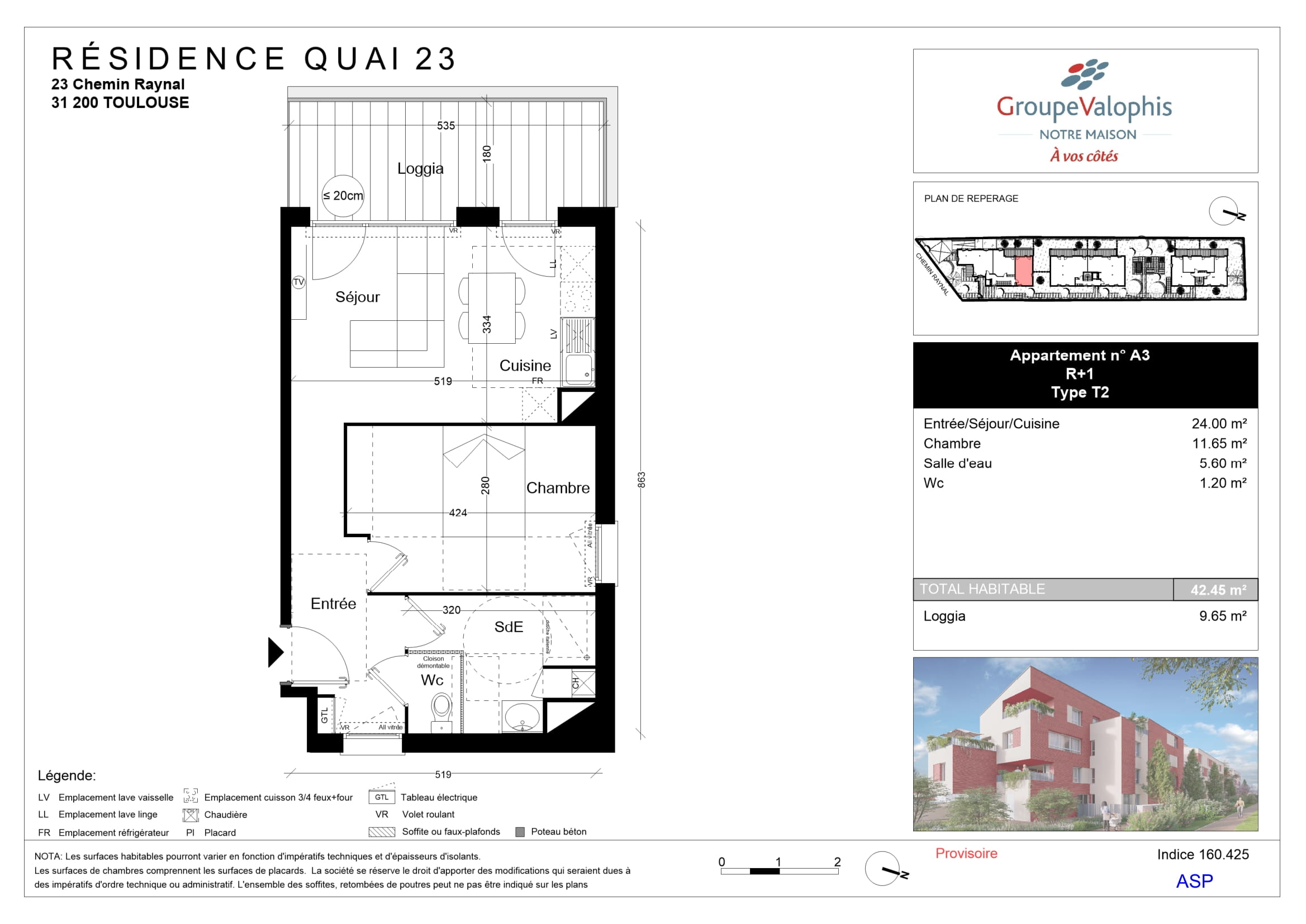 Toulouse - QUAI 23 - Lot a3