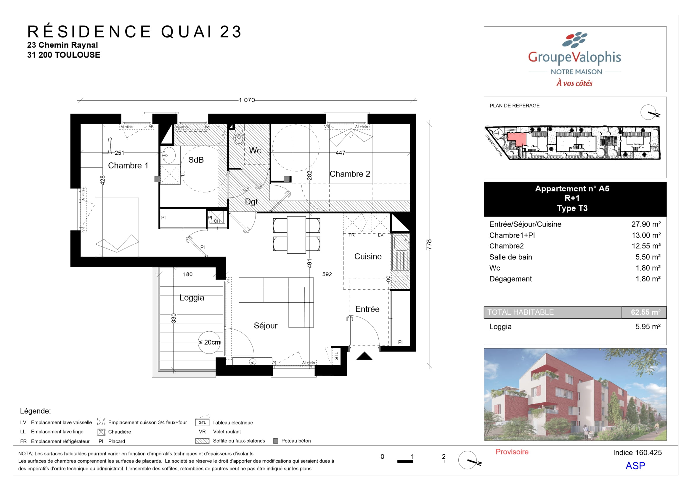 Toulouse - QUAI 23 - Lot a5