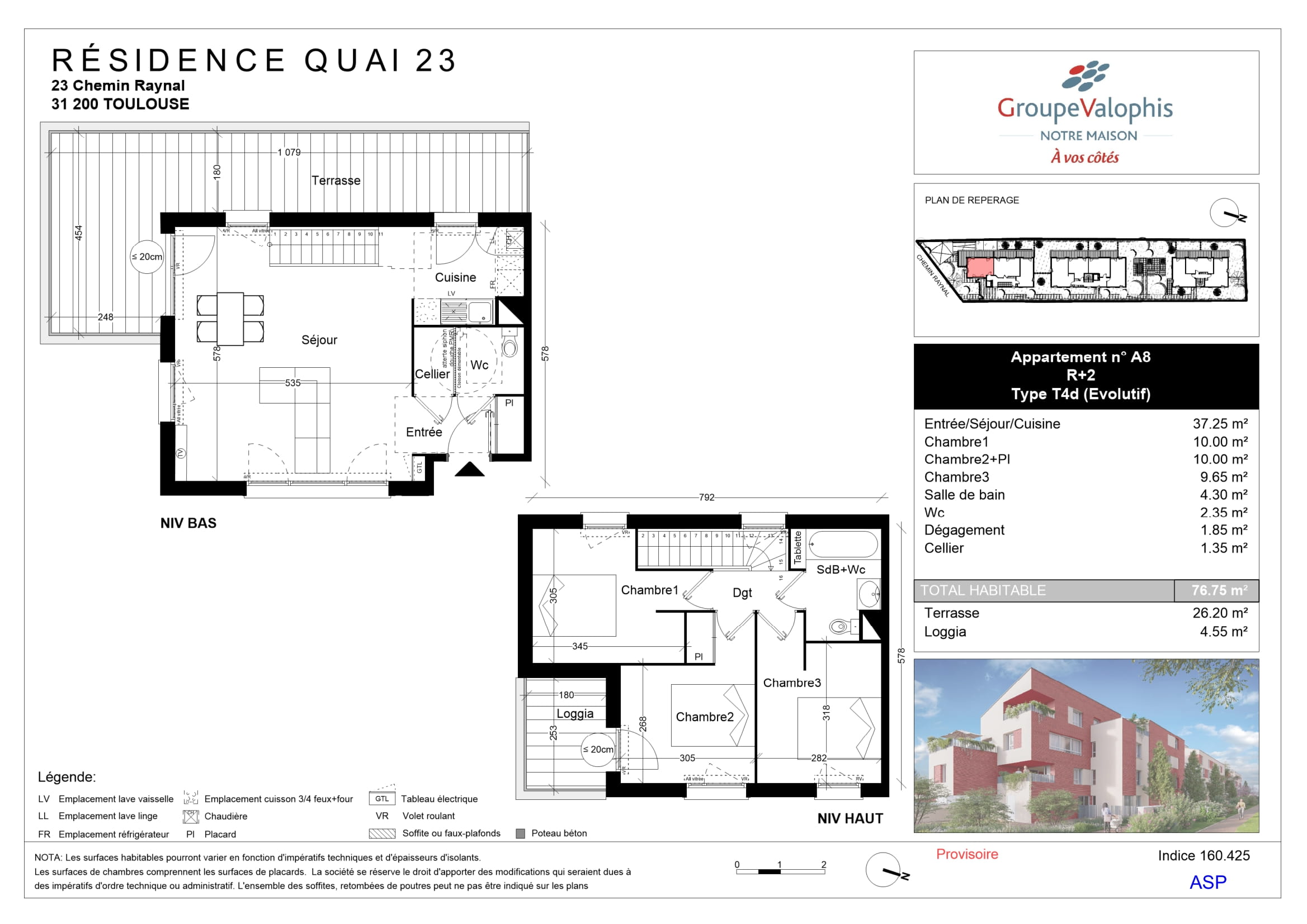 Toulouse - QUAI 23 - Lot a8