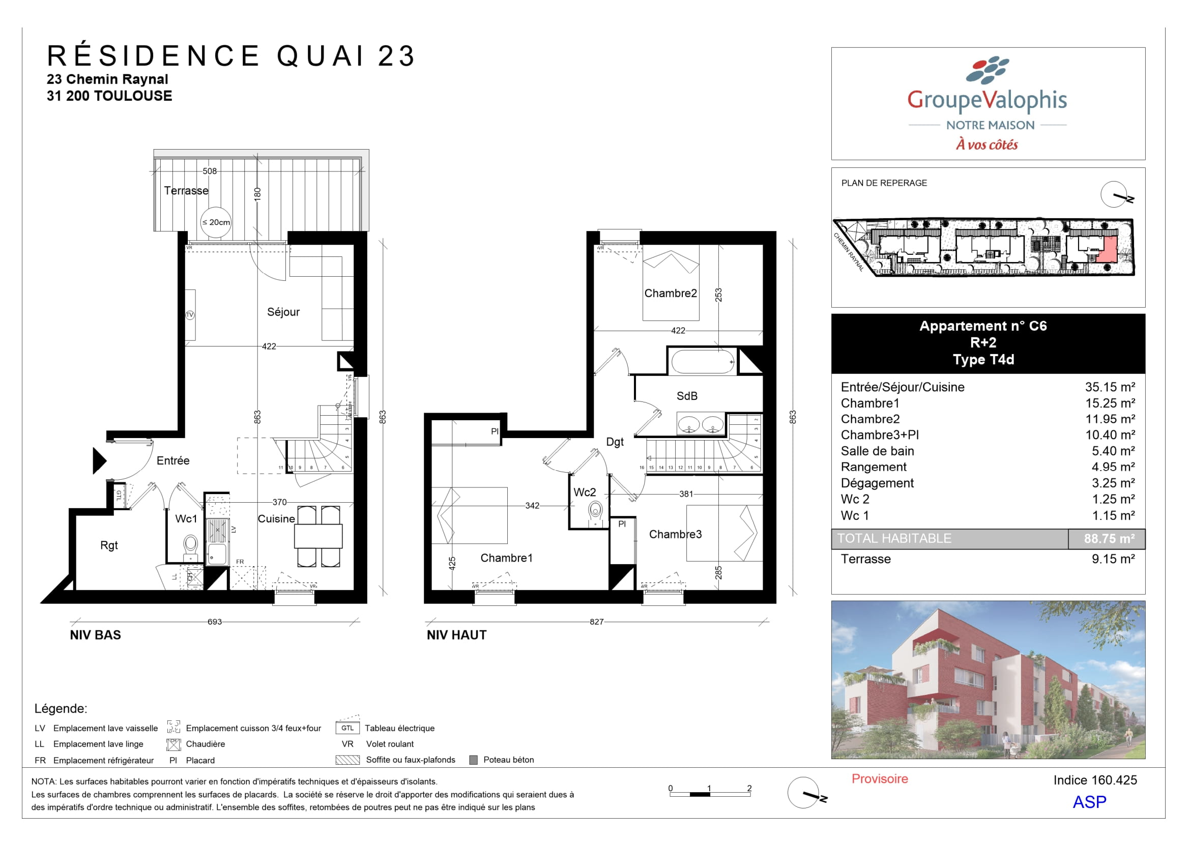 Toulouse - QUAI 23 - Lot c6