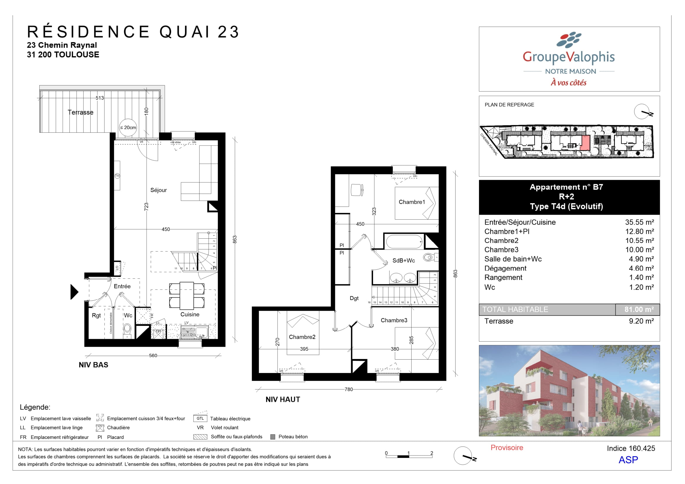 Toulouse - QUAI 23 - Lot b7