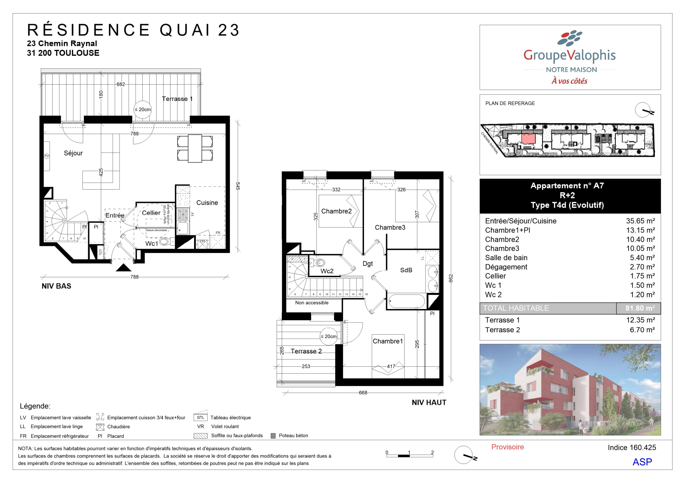 Toulouse - QUAI 23 - Lot a7
