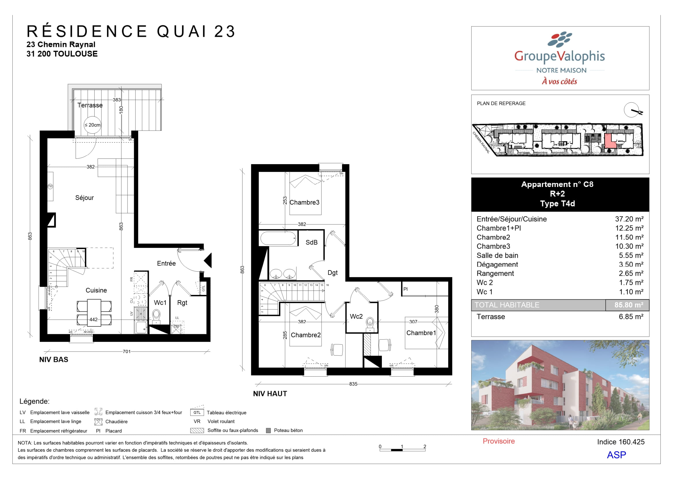 Toulouse - QUAI 23 - Lot c8