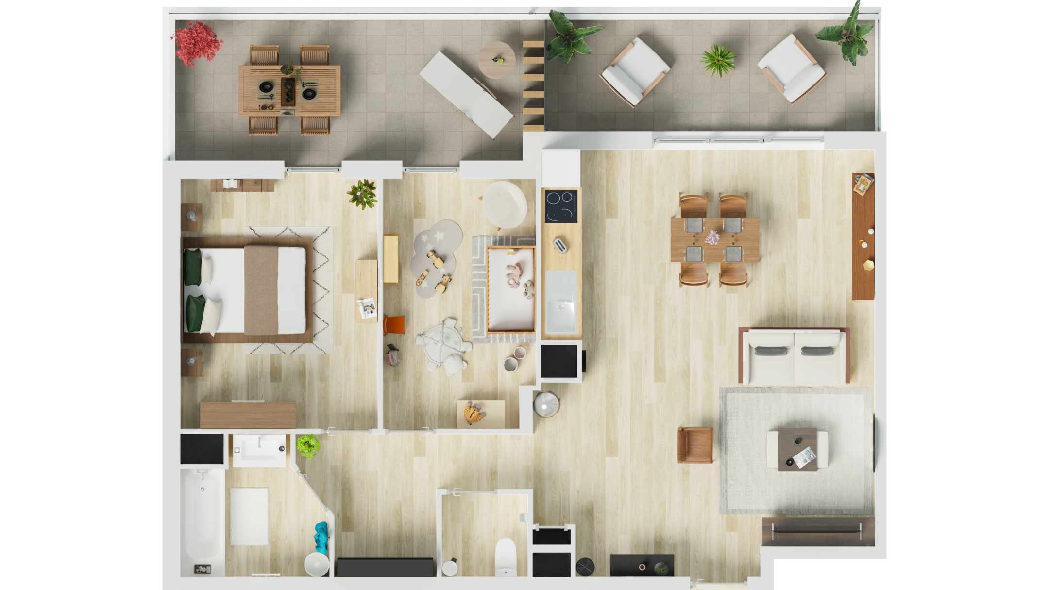 Lot a12 - 3 pièces