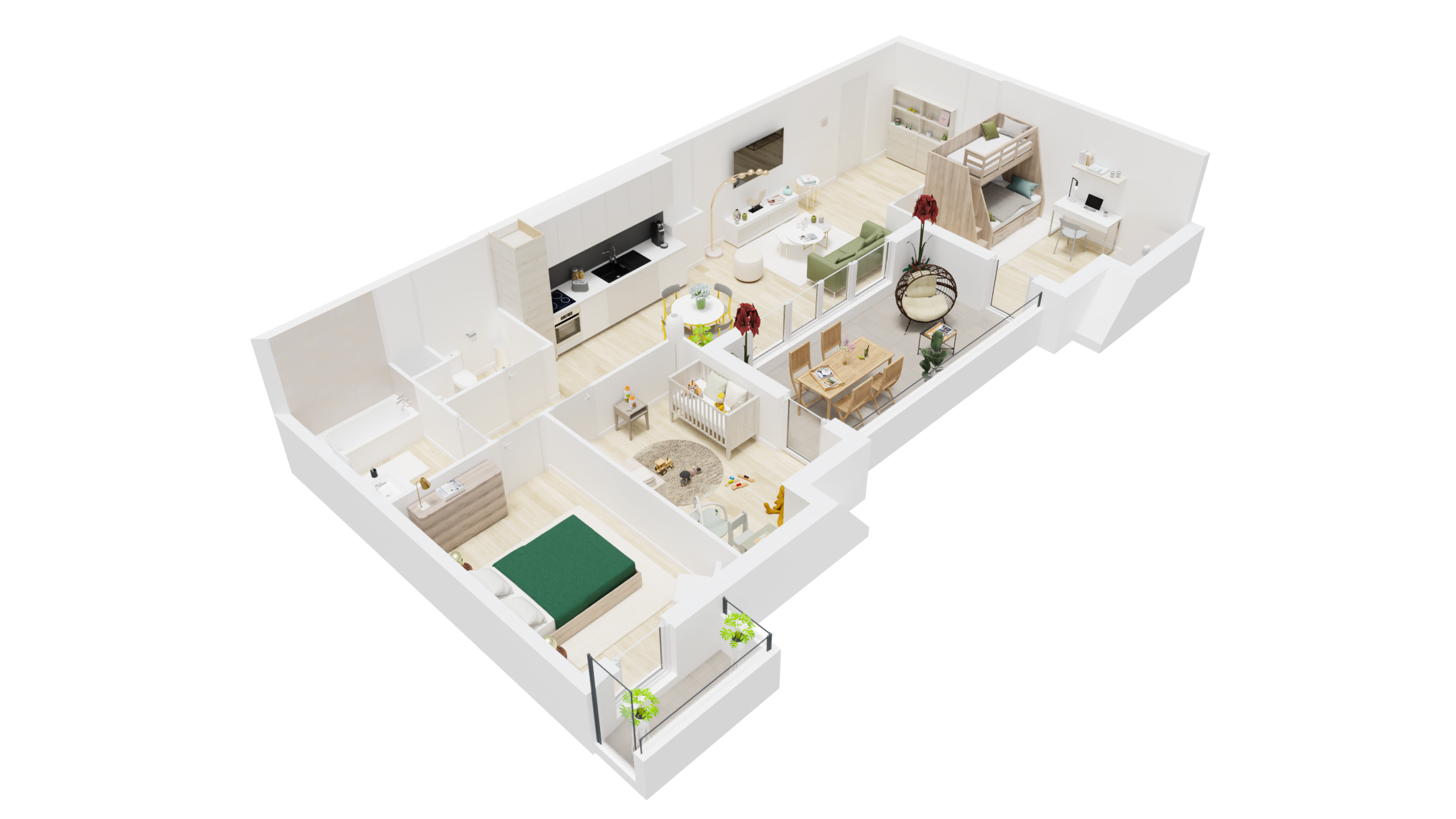 Lot b31 - 4 pièces