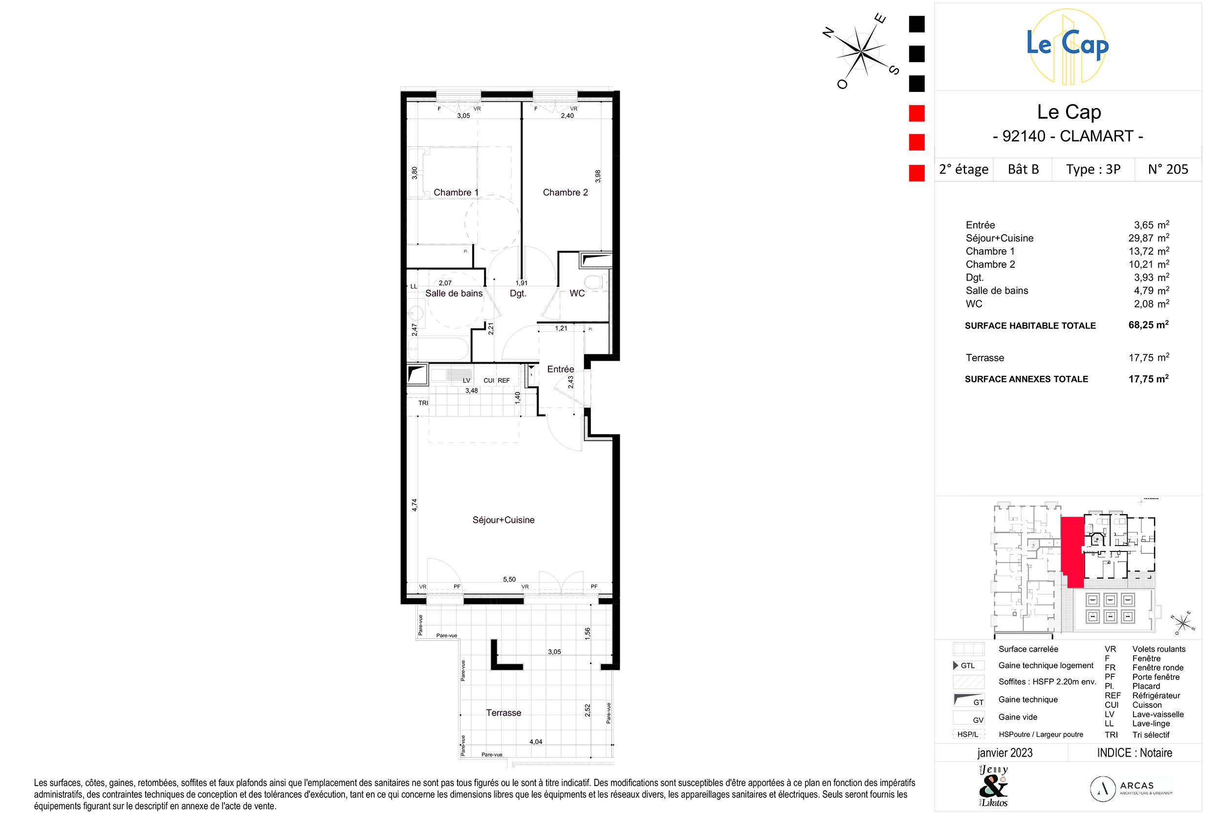 Clamart - Le Cap - Lot b205