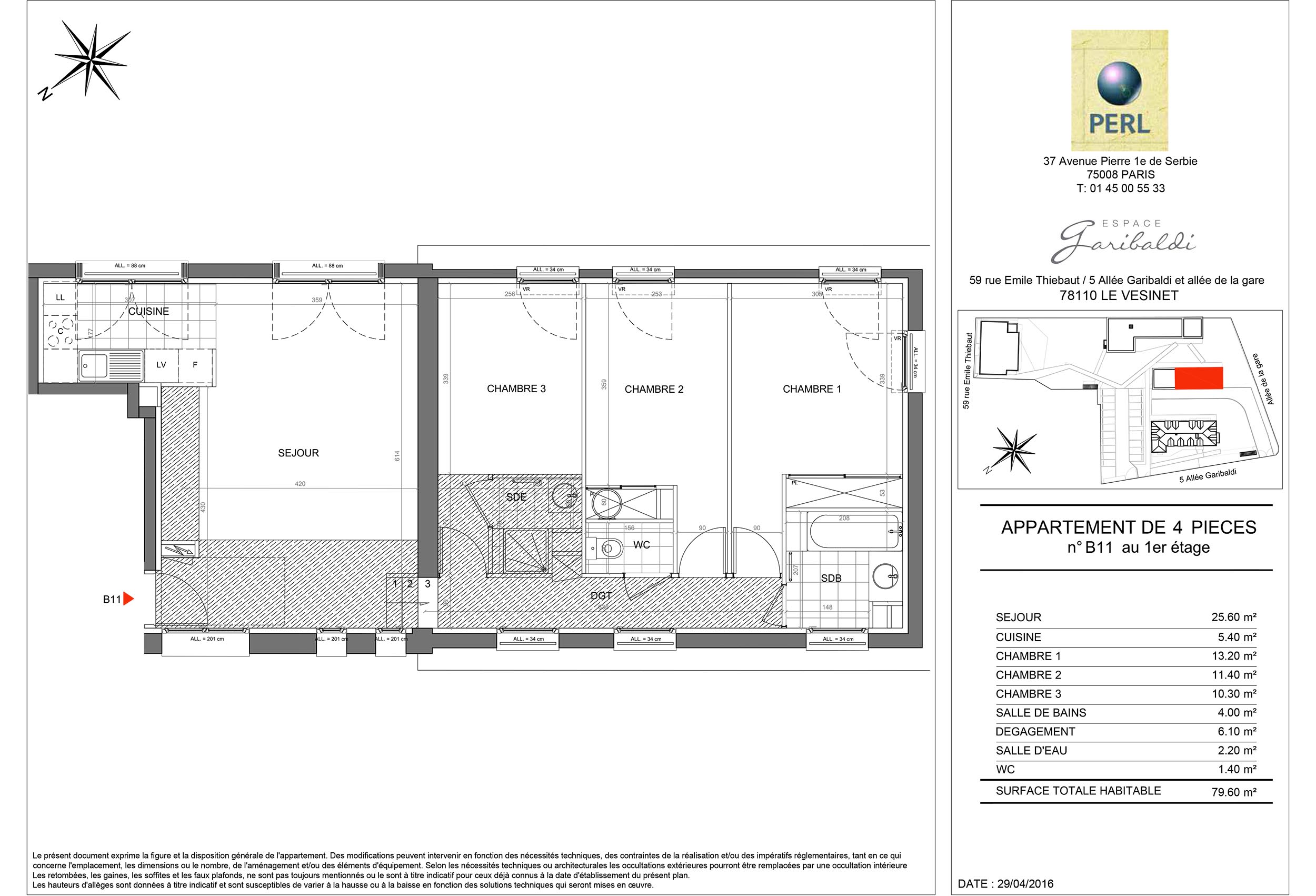 Le Vésinet - Espace Garibaldi - Lot b11