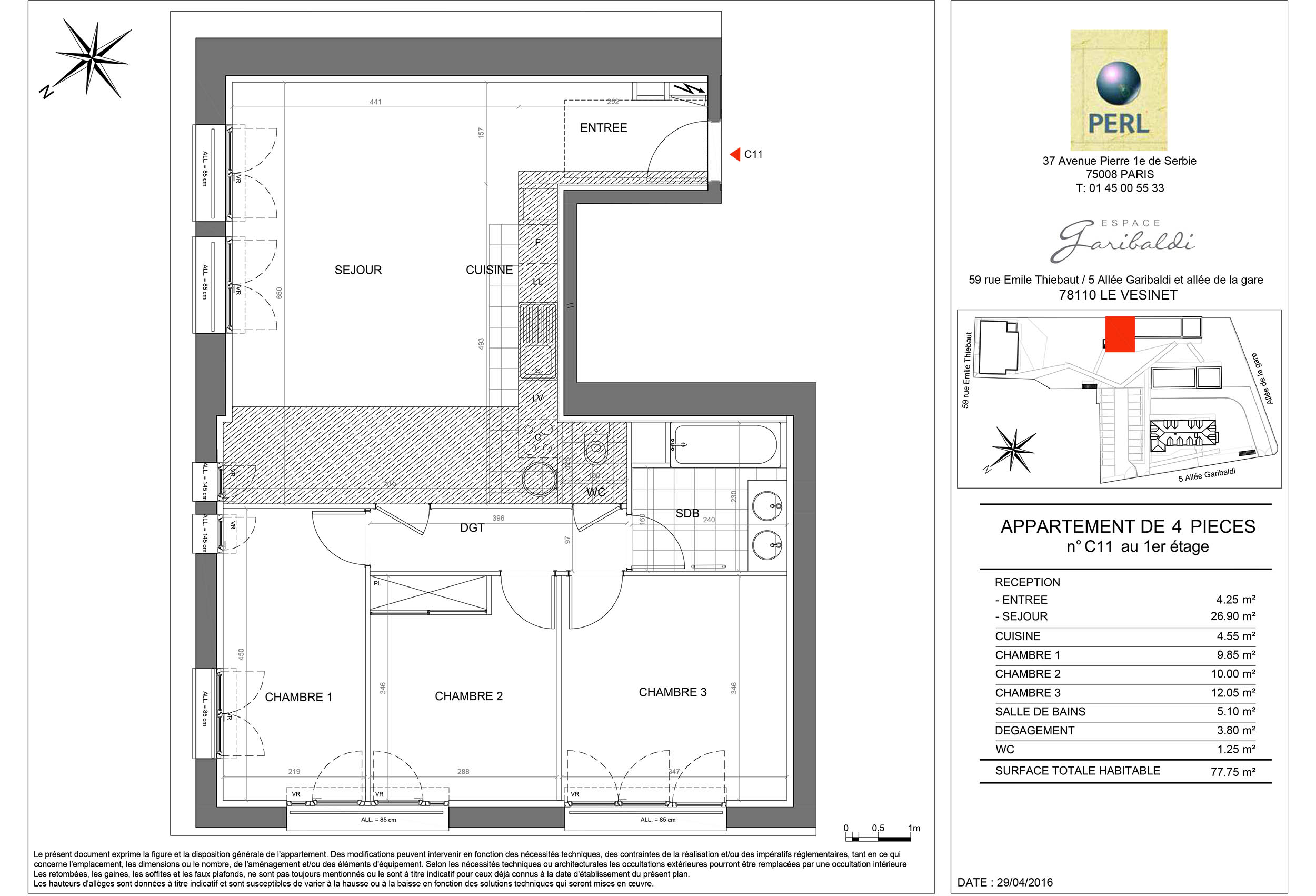 Le Vésinet - Espace Garibaldi - Lot c11