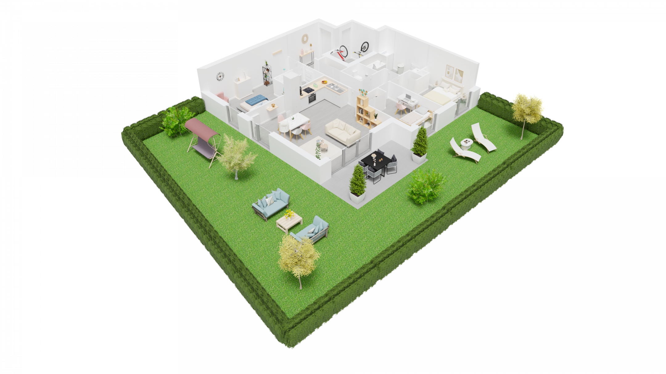 Fontaine-La-Mallet - Résidence Panda - Lot app01-b11