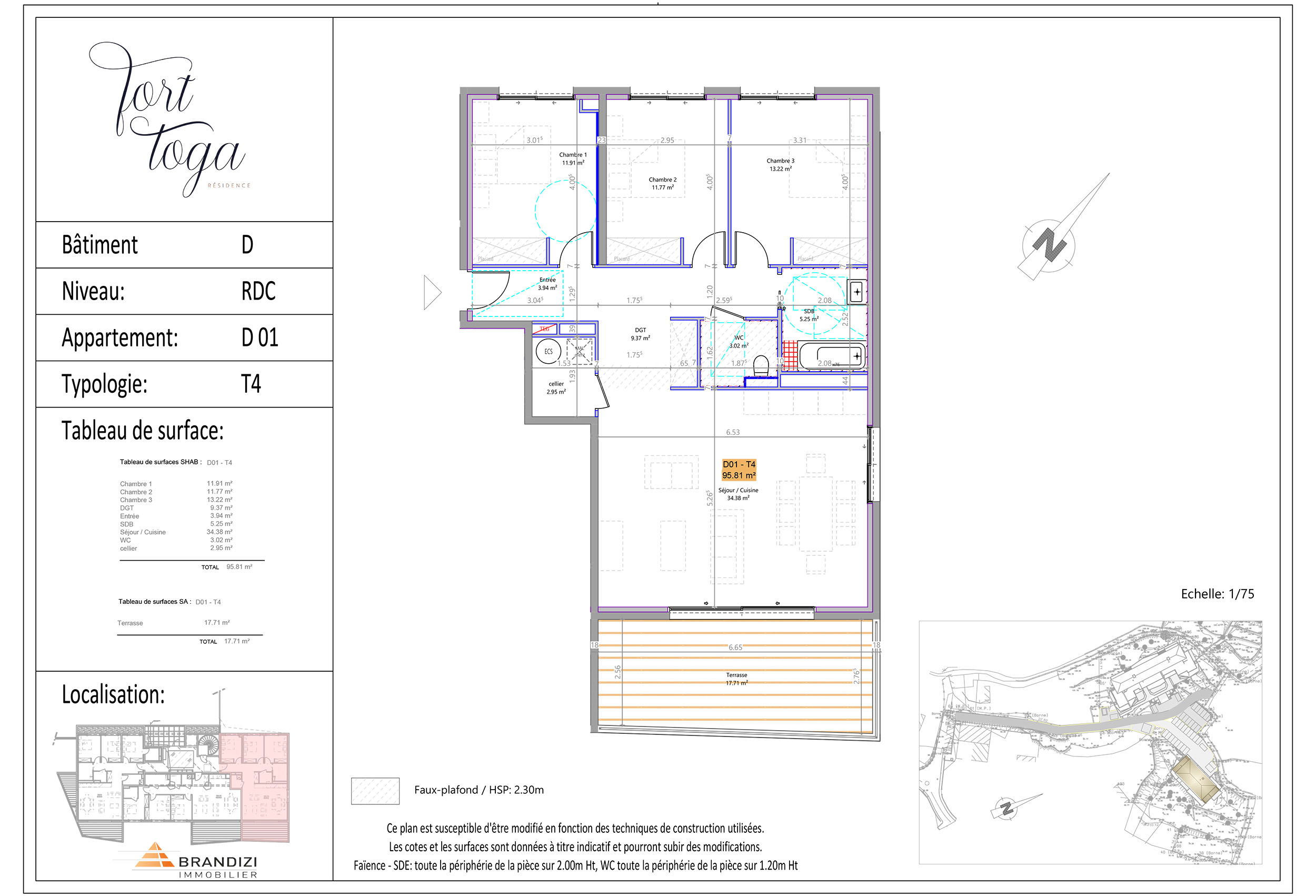 Ville-di-Pietrabugno - Fort Toga - Lot d01