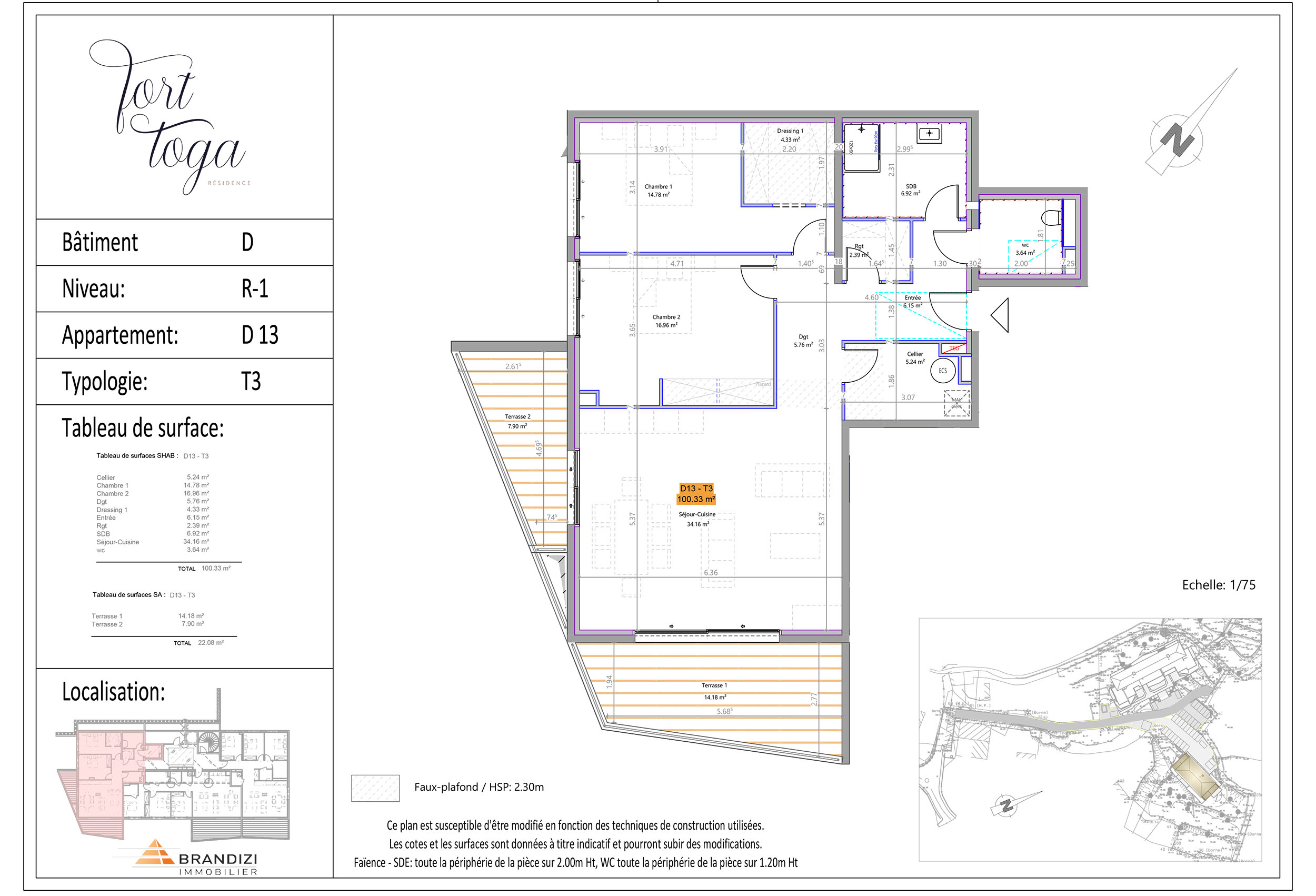 Ville-di-Pietrabugno - Fort Toga - Lot d13
