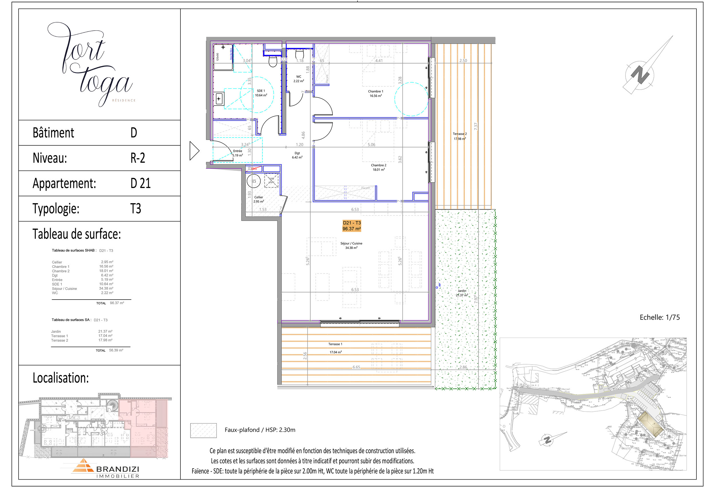 Ville-di-Pietrabugno - Fort Toga - Lot d21