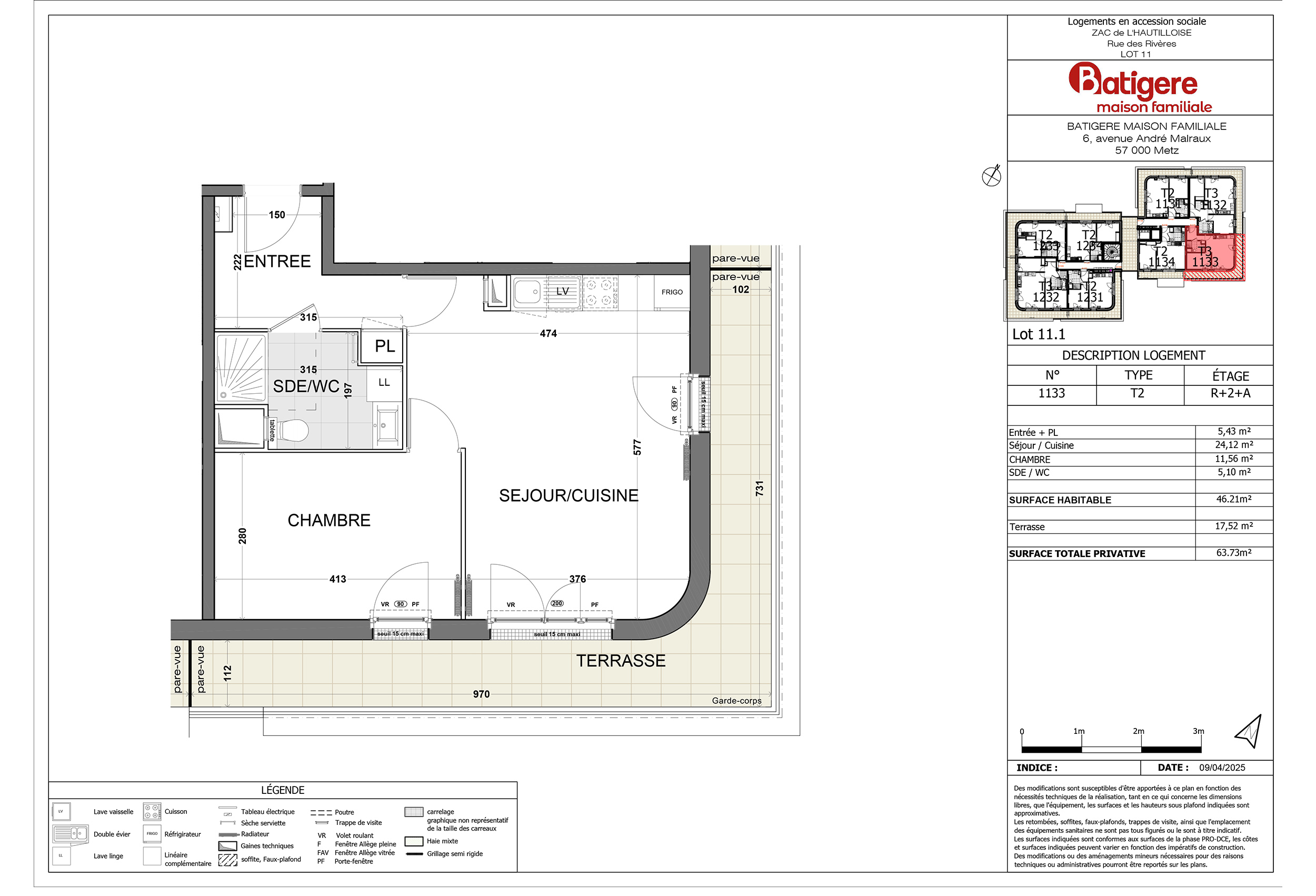 Jouy-le-Moutier - Bellefontaine - Lot 1133