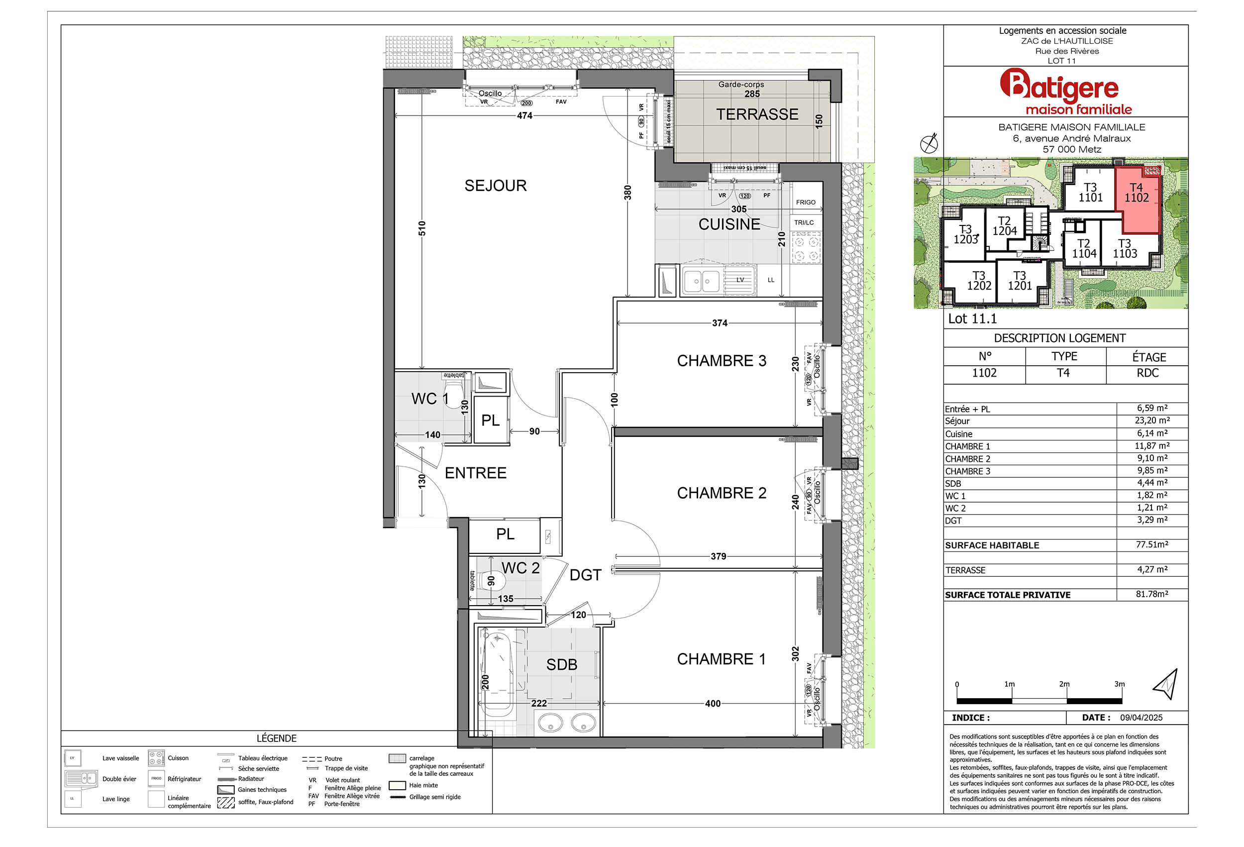 Jouy-le-Moutier - Bellefontaine - Lot 1102