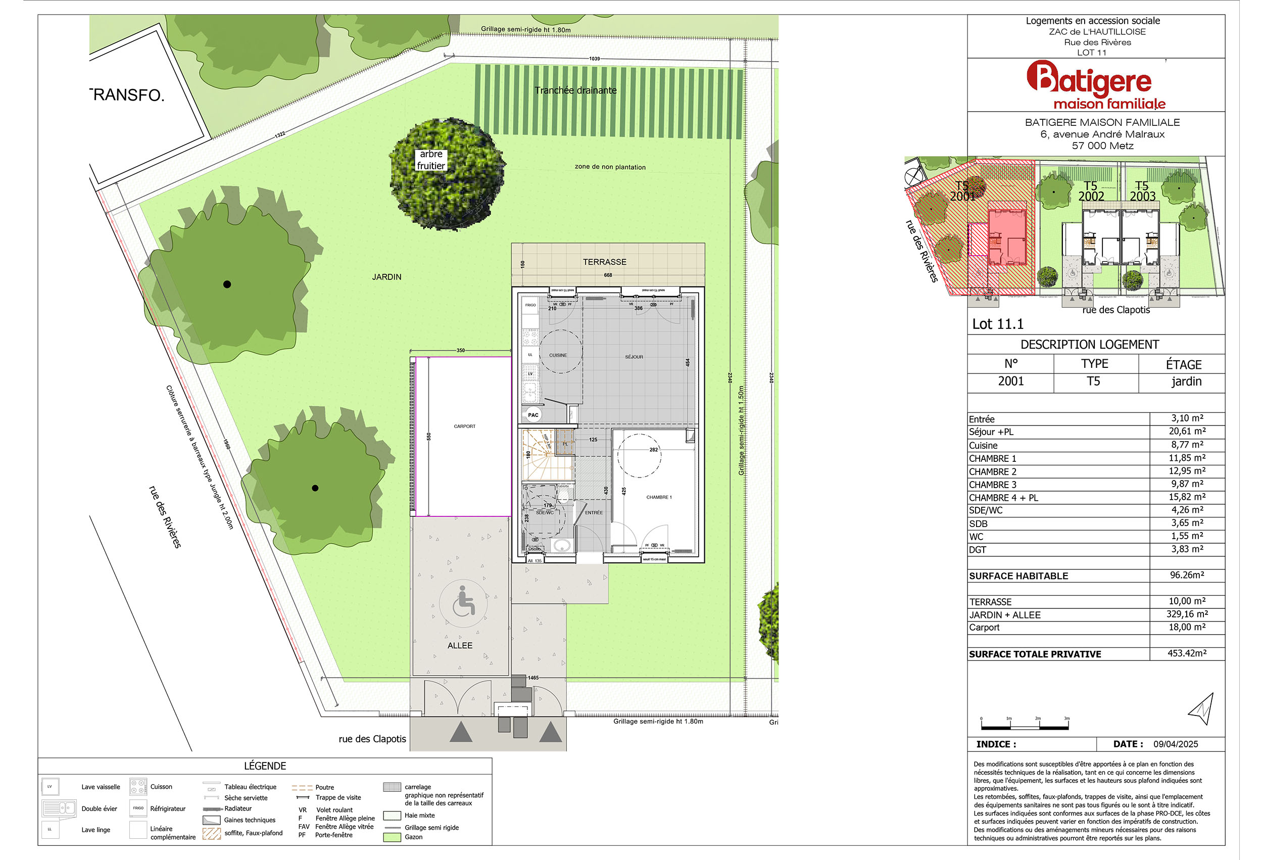 Jouy-le-Moutier - Bellefontaine - Lot 2001