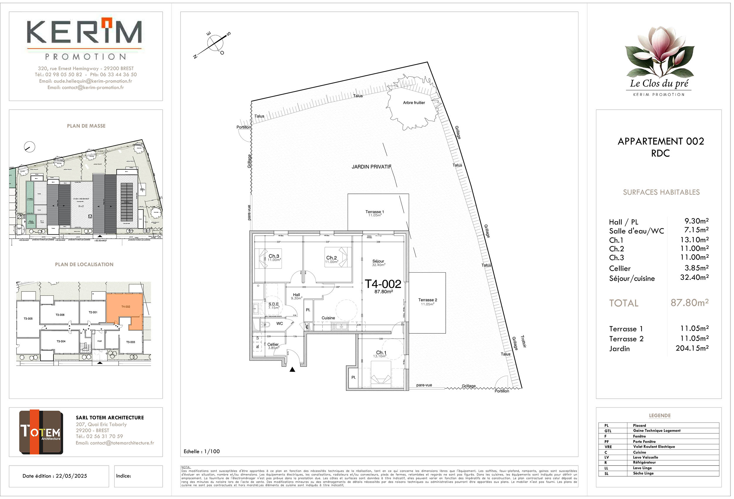 GUILERS  - Le clos du pré - Lot 002
