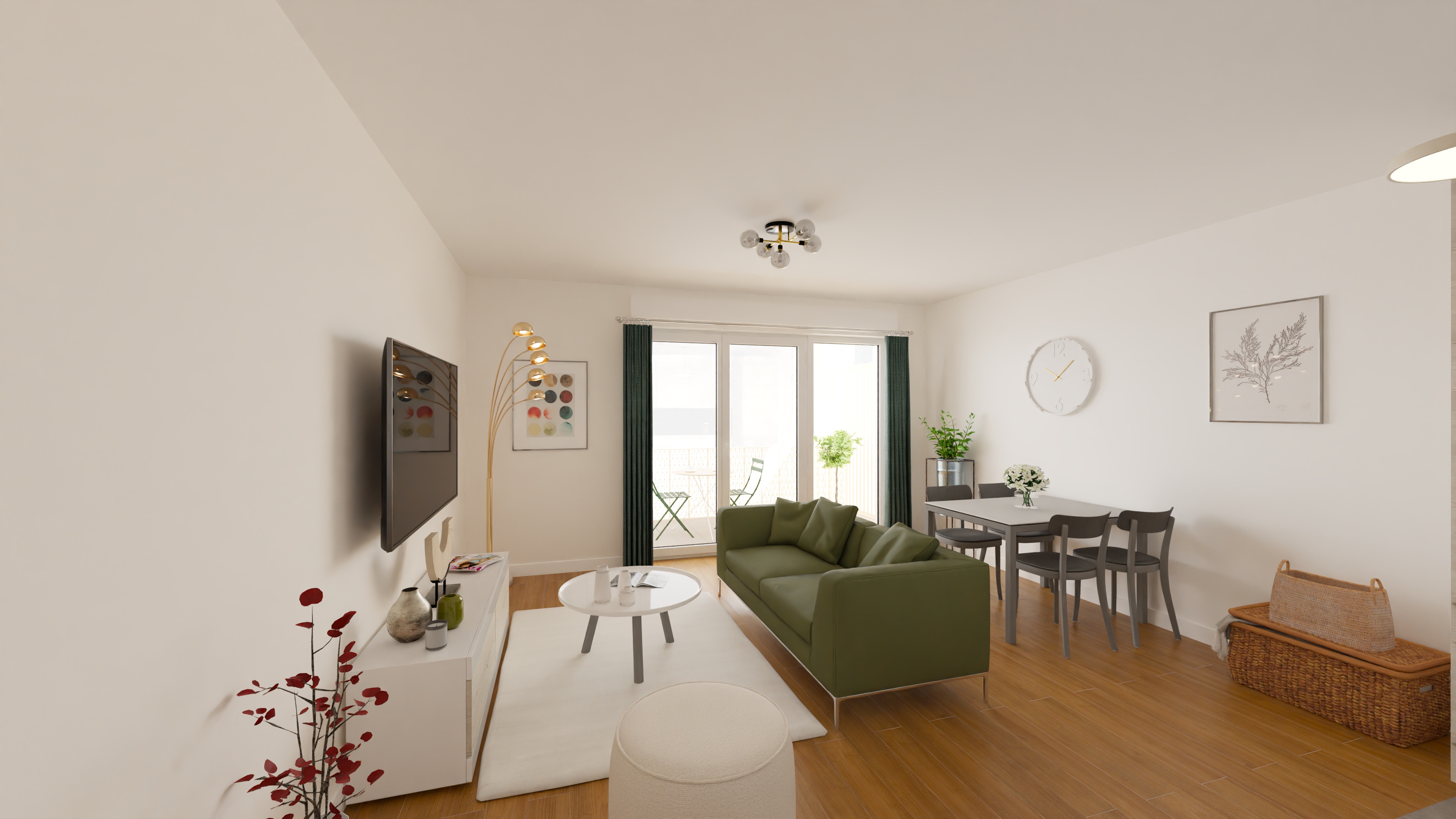 BUSSY-ST-GEORGES - GREEN LIFE III - Lot a1-21 - 4 pièces