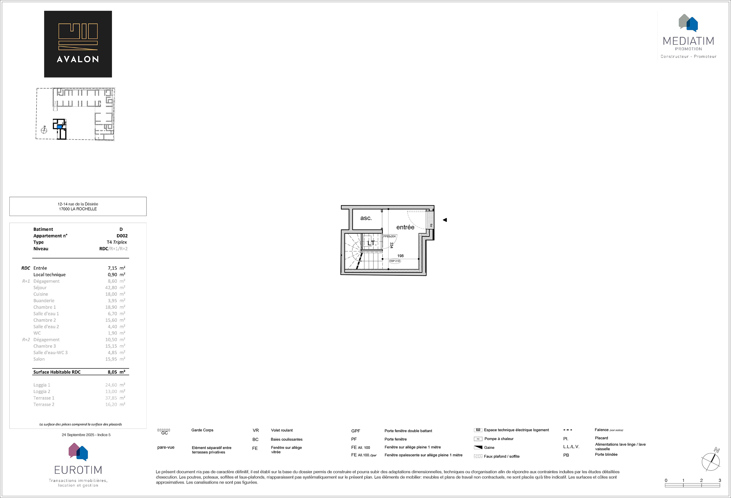 La Rochelle - AVALON - Lot d002