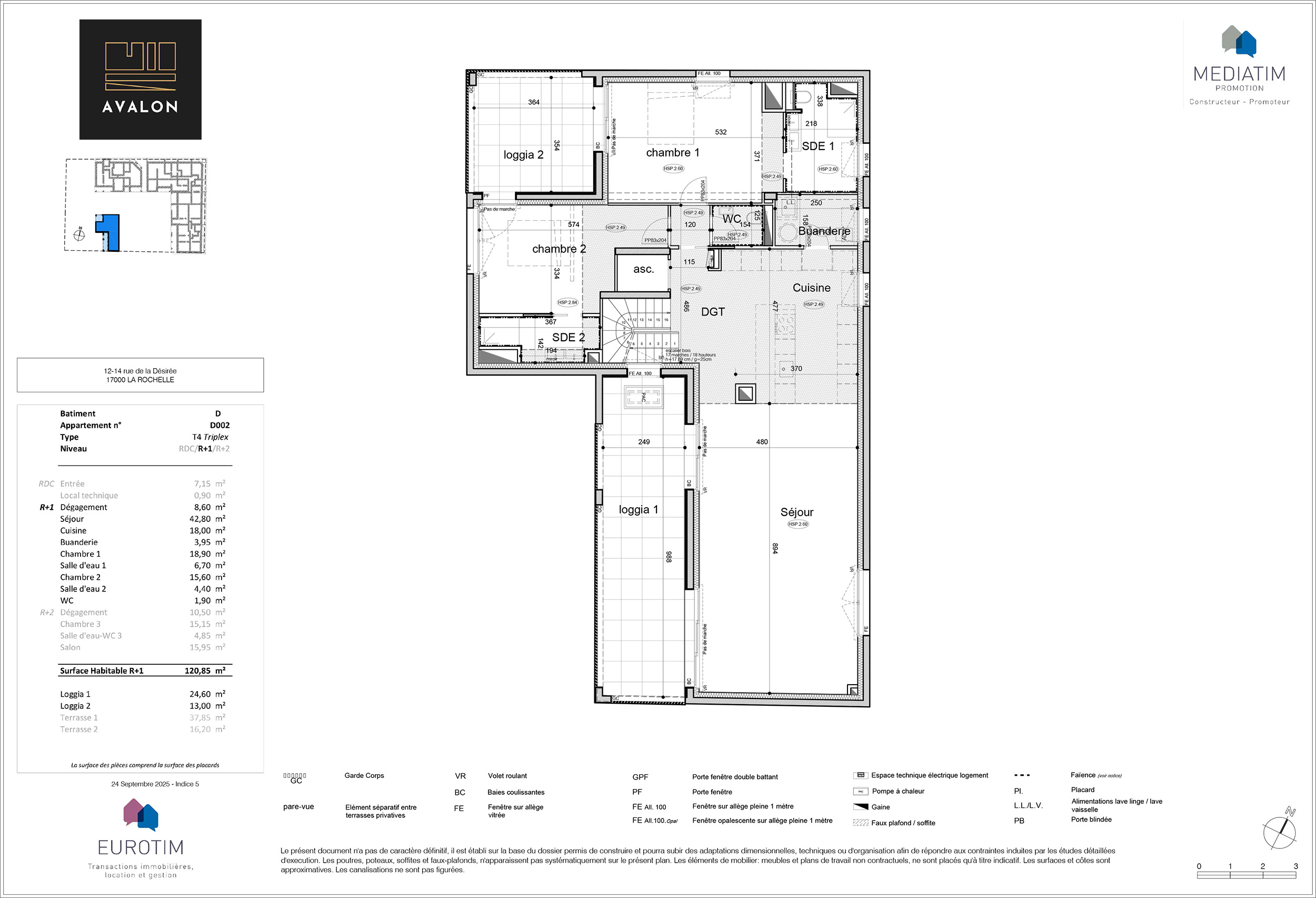 La Rochelle - AVALON - Lot d002