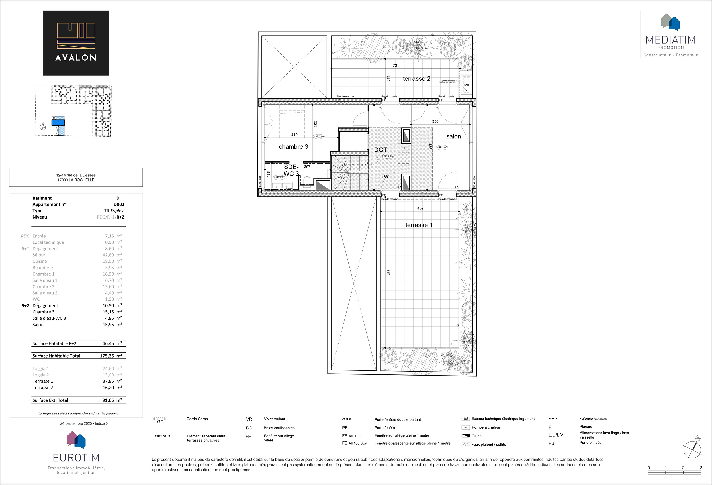La Rochelle - AVALON - Lot d002