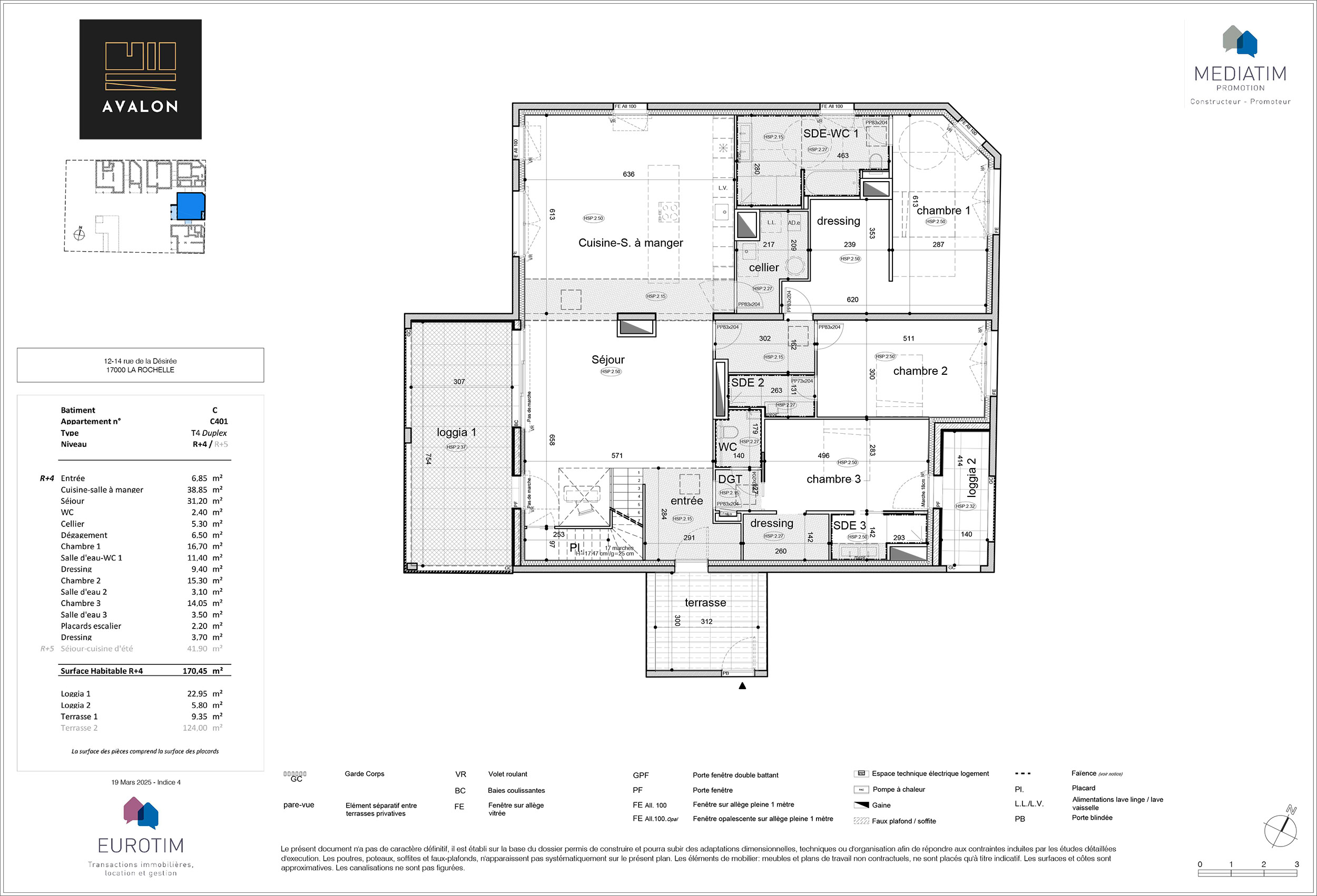 La Rochelle - AVALON - Lot C401