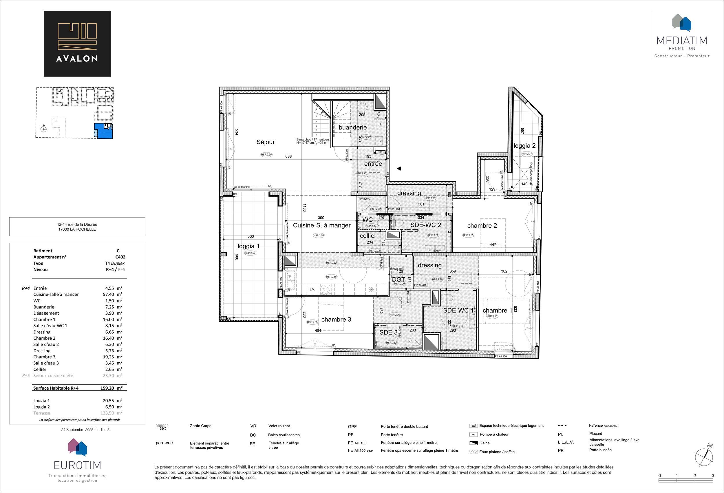 La Rochelle - AVALON - Lot C402