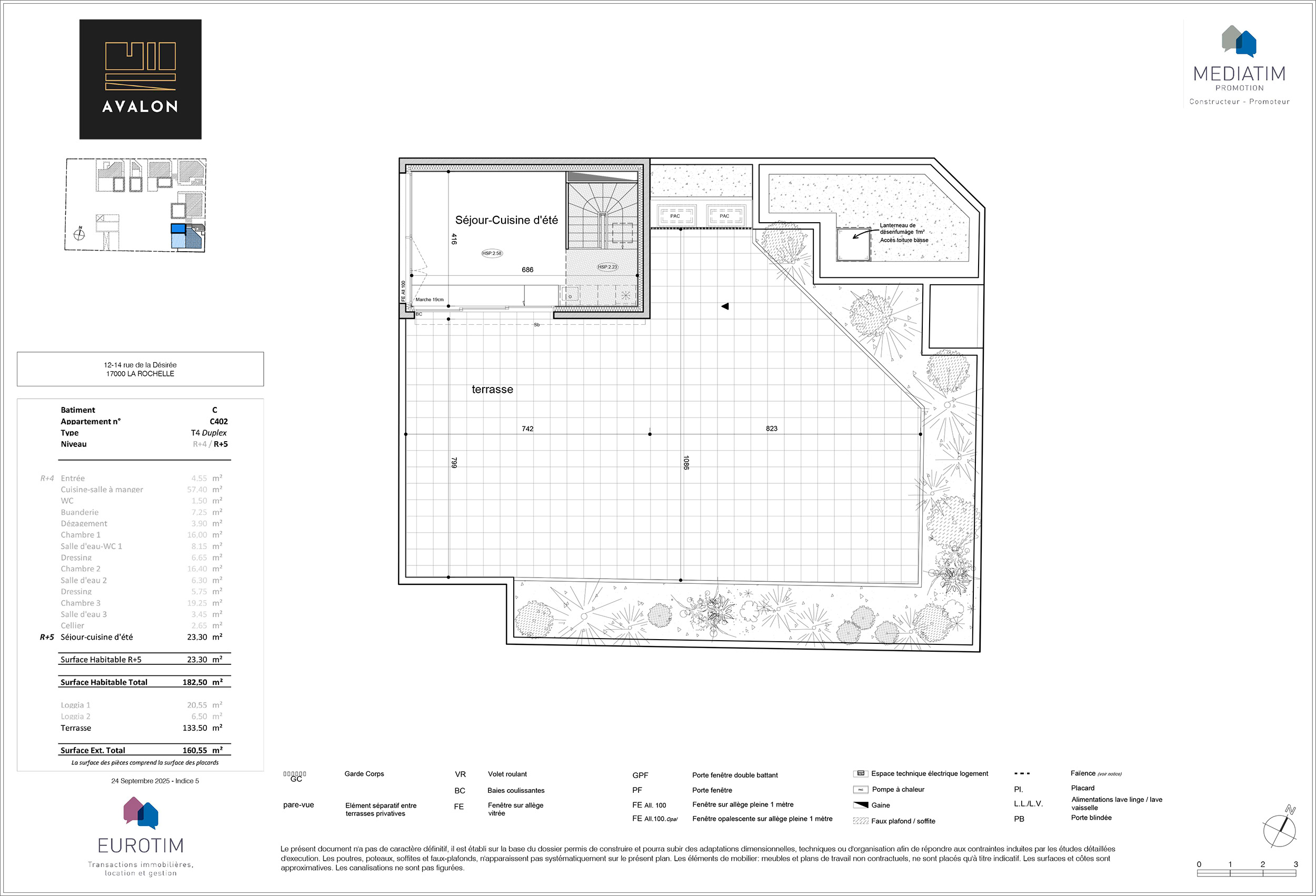 La Rochelle - AVALON - Lot C402