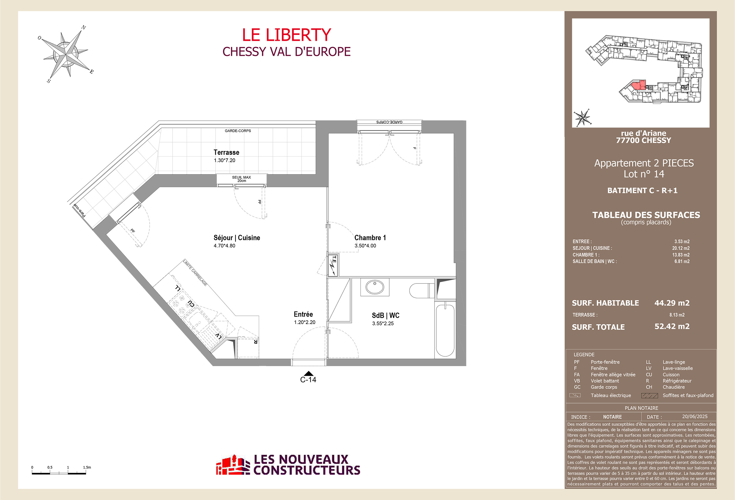 Chessy  - Le Liberty - Lot c14