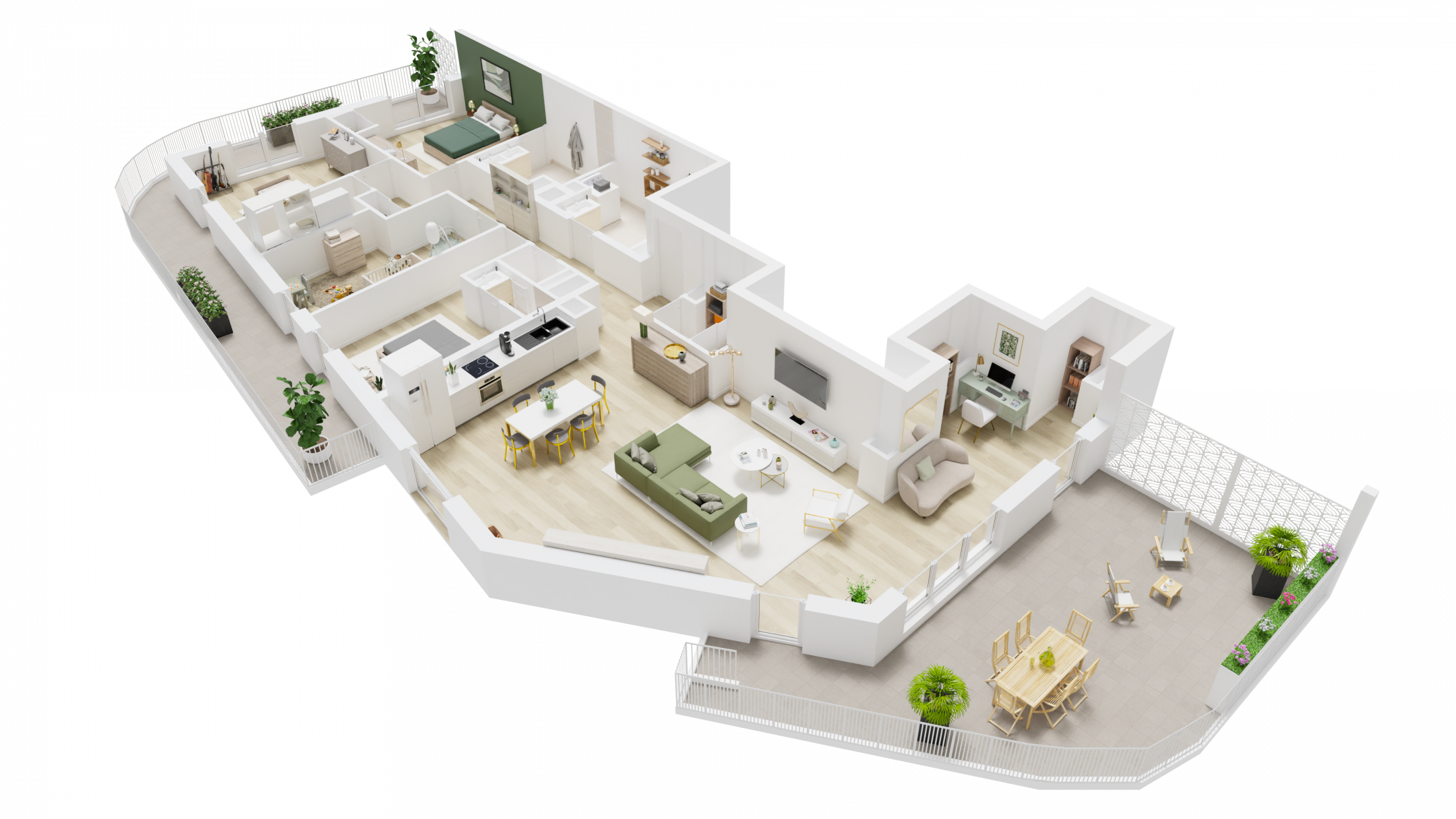 Saint Nazaire - Harmony of the Sky - Lot A 901 - 5 pièces