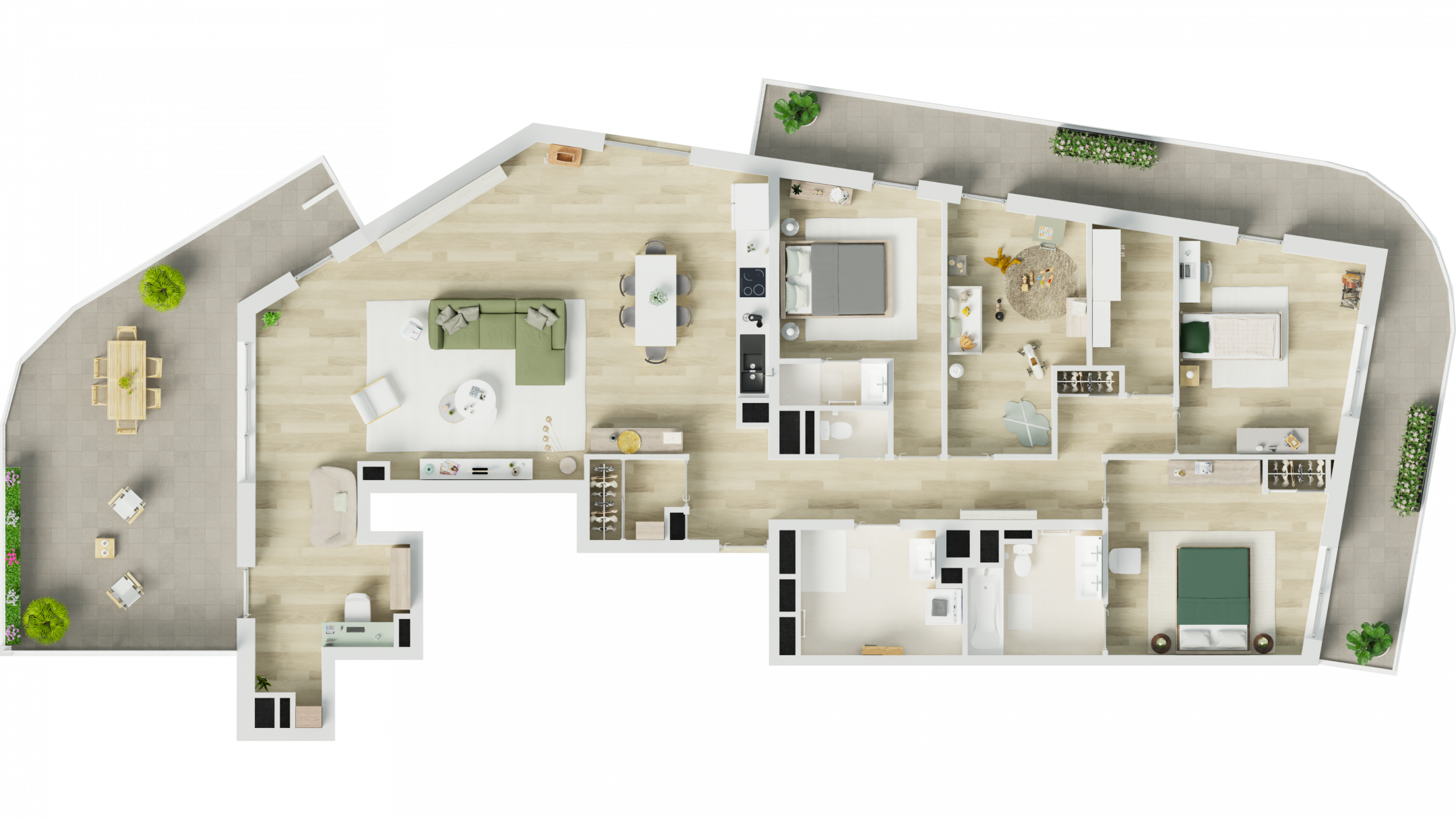 Saint Nazaire - Harmony of the Sky - Lot A 901 - 5 pièces