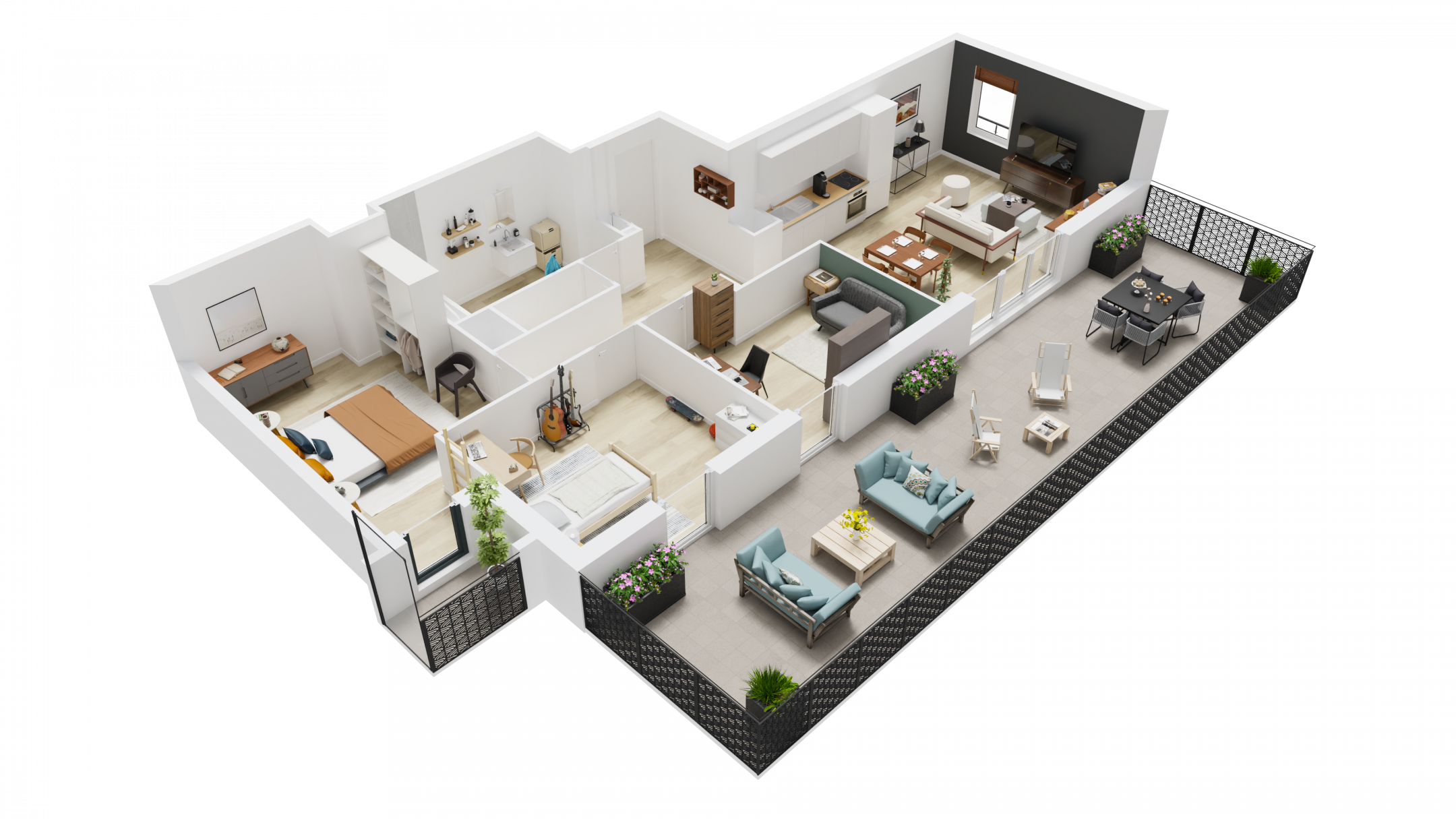 Brou-sur-Chantereine - Cœur Chantereine - Lot c25 - 4 pièces