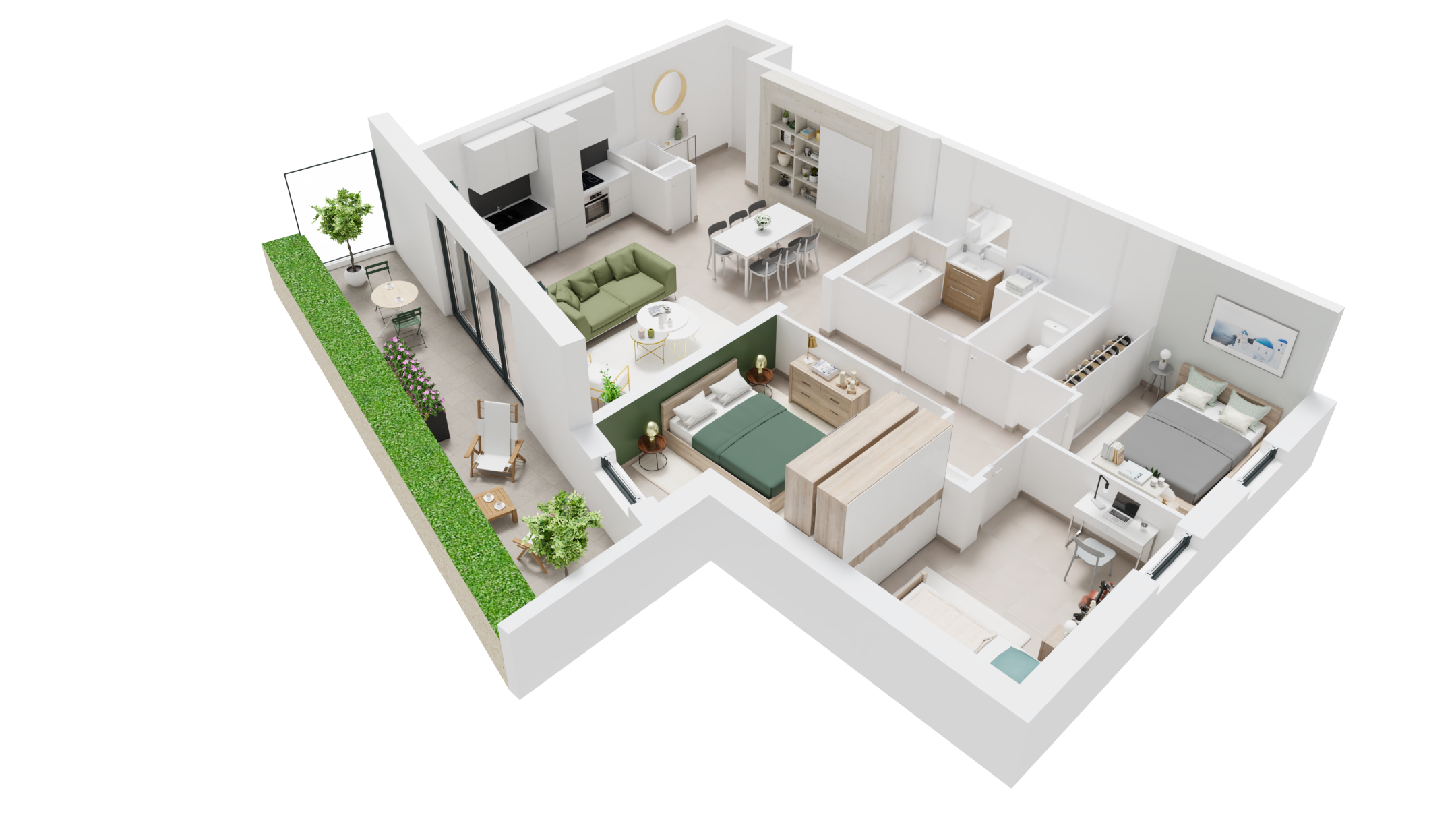 Pornichet - L'estivale - Lot a006 - 4 pièces