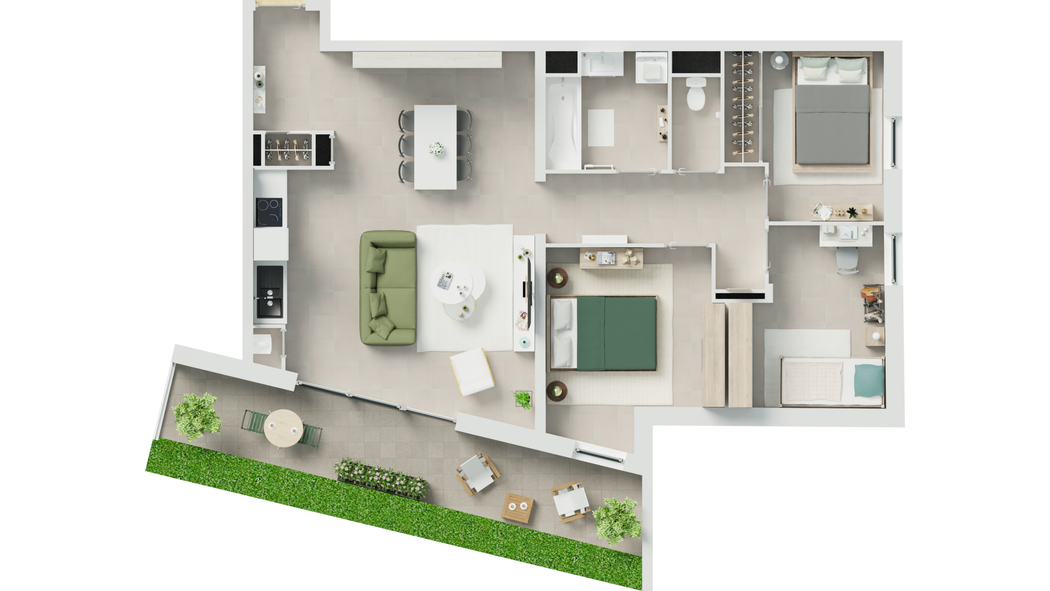 Pornichet - L'estivale - Lot a006 - 4 pièces