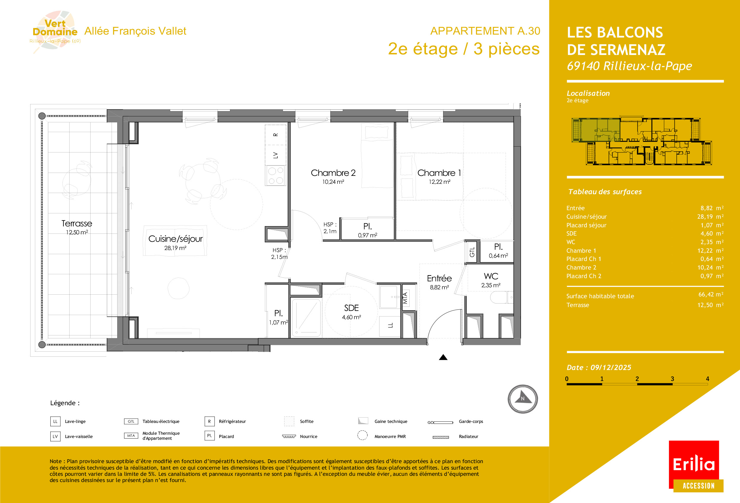 Rillieux-la-Pape - Vert Domaine - Lot a30