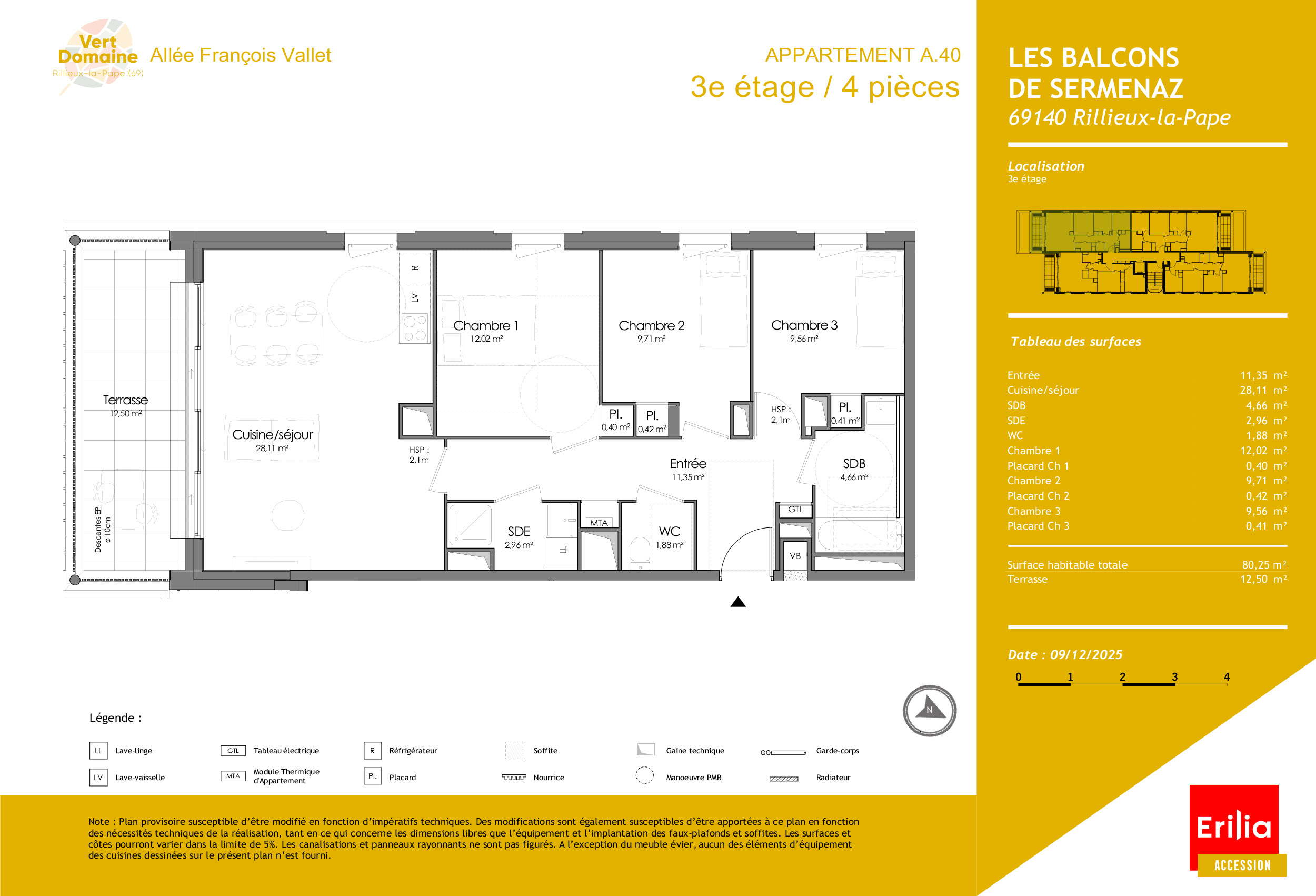 Rillieux-la-Pape - Vert Domaine - Lot a40