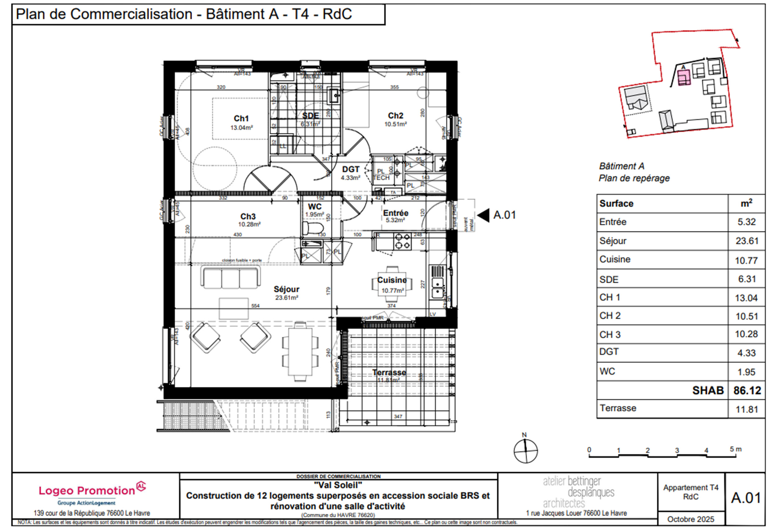 Le Havre - VAL SOLEIL - Lot a01